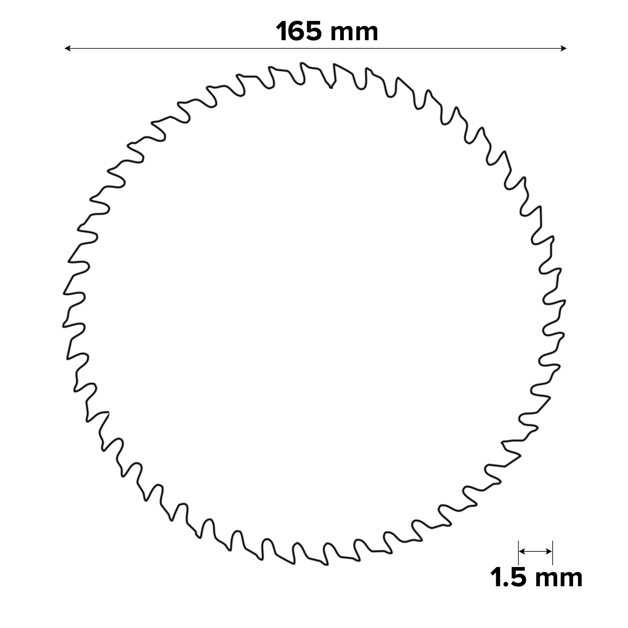 Bosch Professional Expert 48T Circular saw blade (Dia)165mm