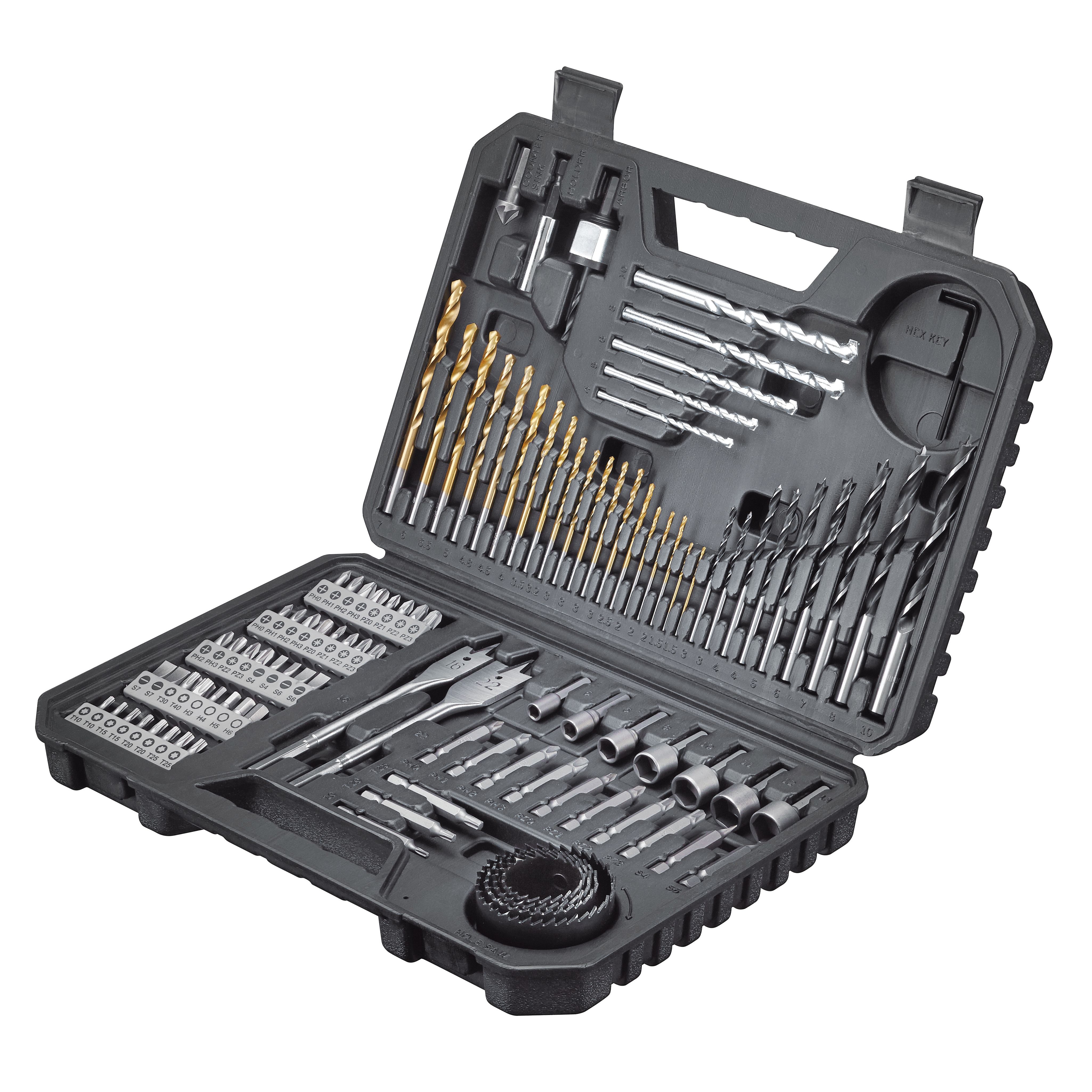 Bosch Professional Round Multi-purpose Drill bit set (103 piece) B&Q