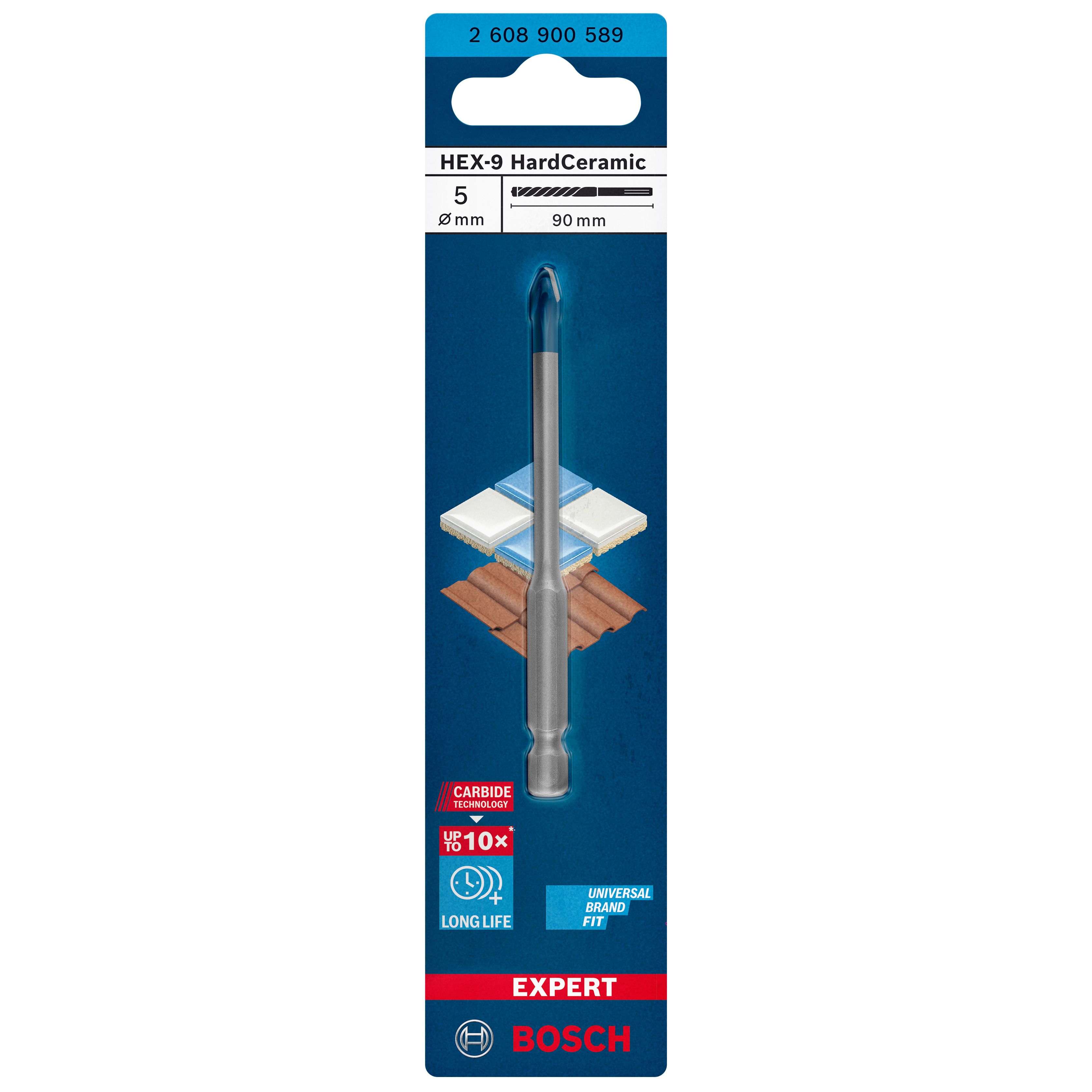 Bosch Professional Tile drill bit (Dia)5mm - 3