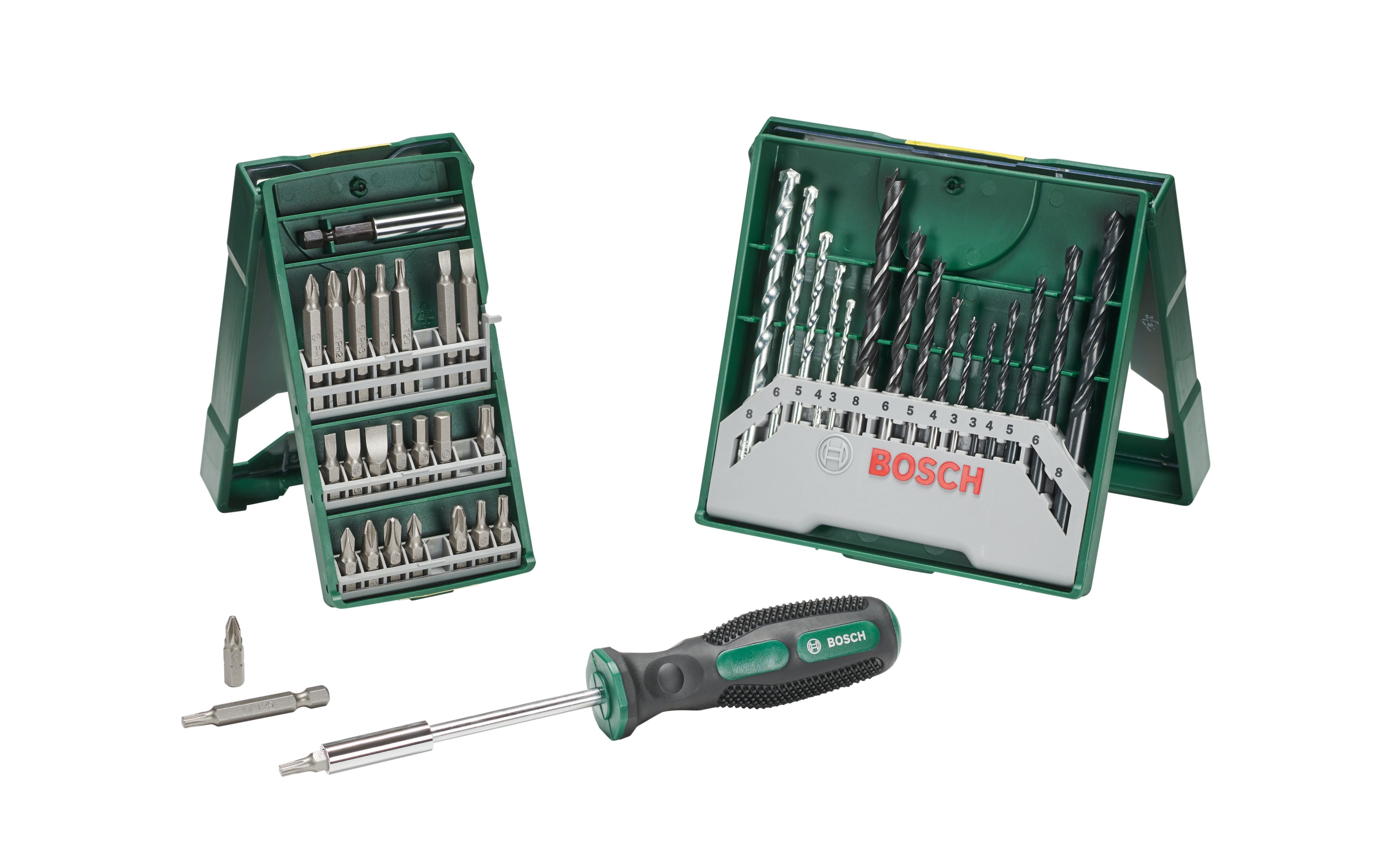 Bosch Promoline 41 piece Round Mixed Drill & screwdriver bit set - Mini-X-Line