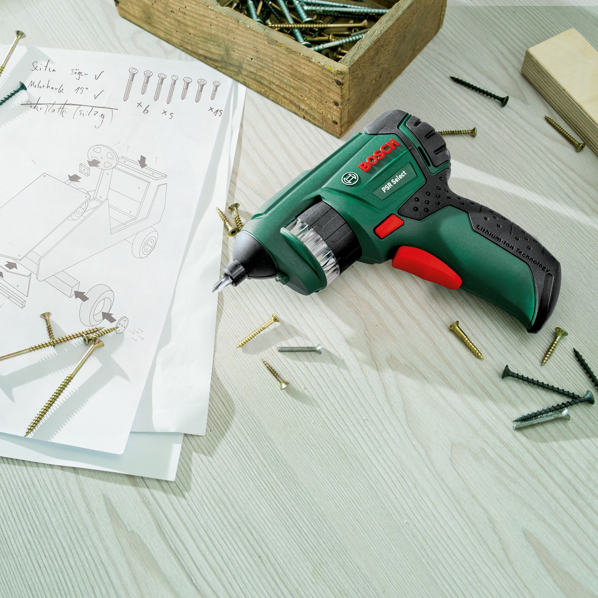 Bosch IXO 3.6 Cordless Screwdriver (3.6V/1.5Ah)