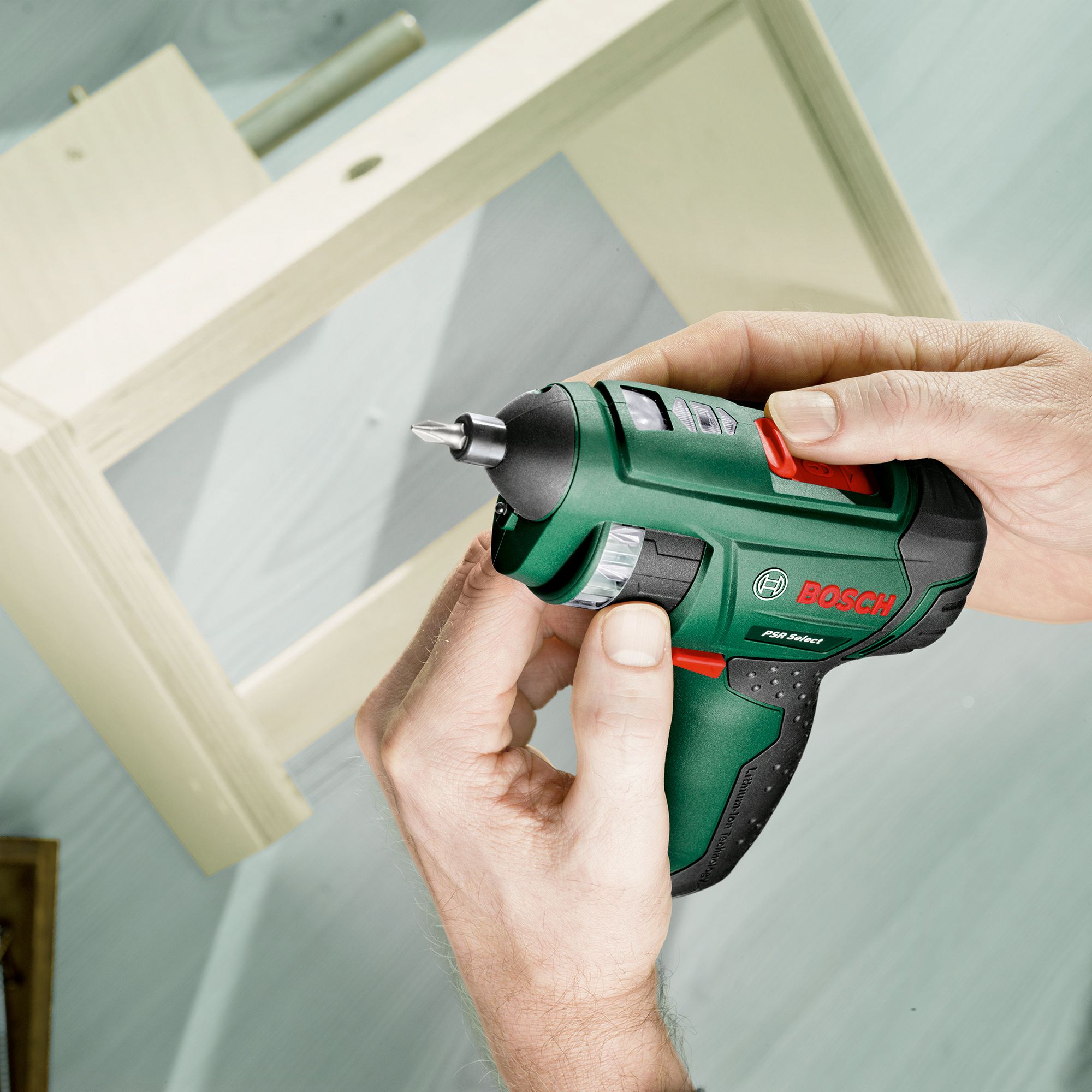 Bosch PSR Select 3.6V 1.5 Li ion Cordless Screwdriver