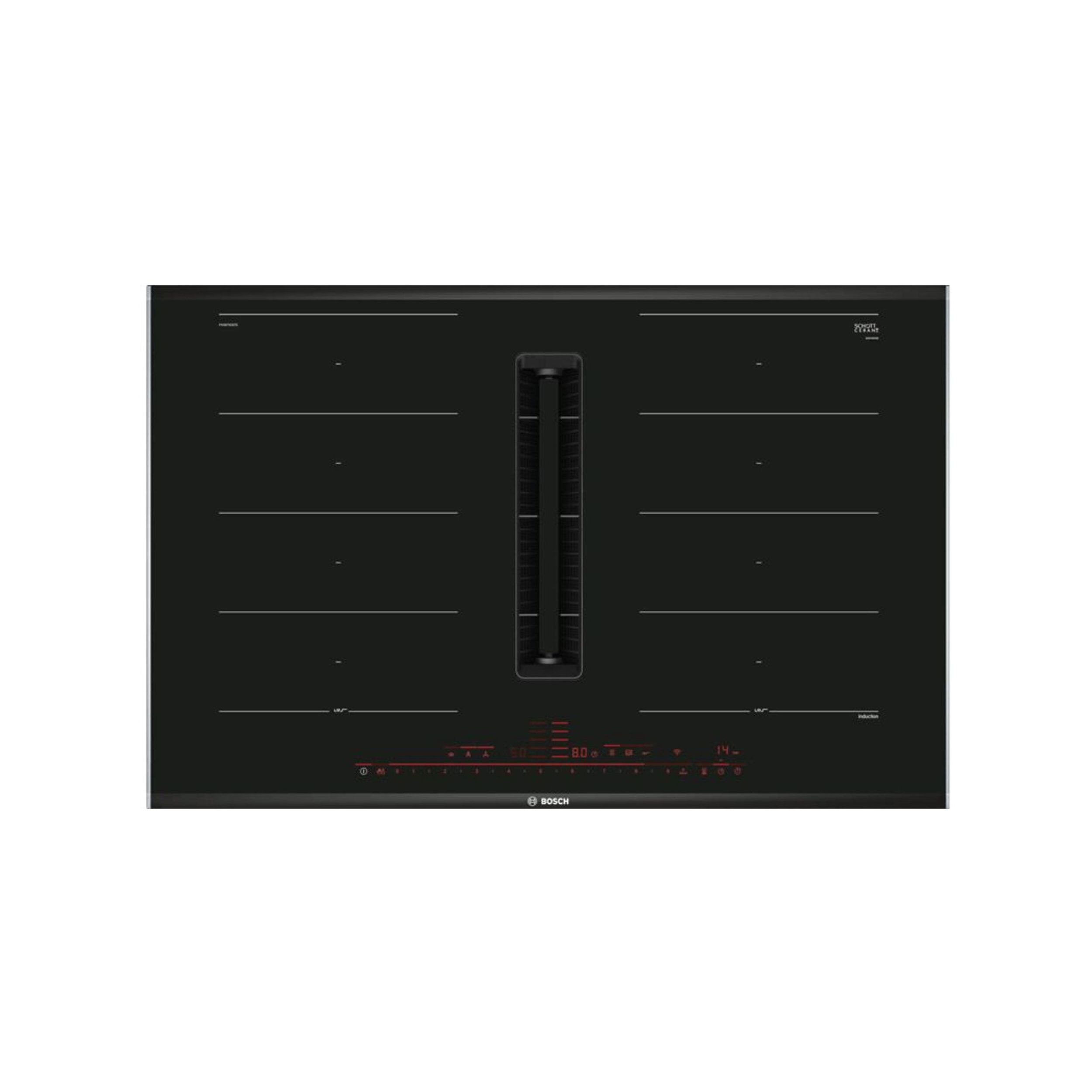 Bosch Pxx875d67e 81.6cm Induction Hob - Black 