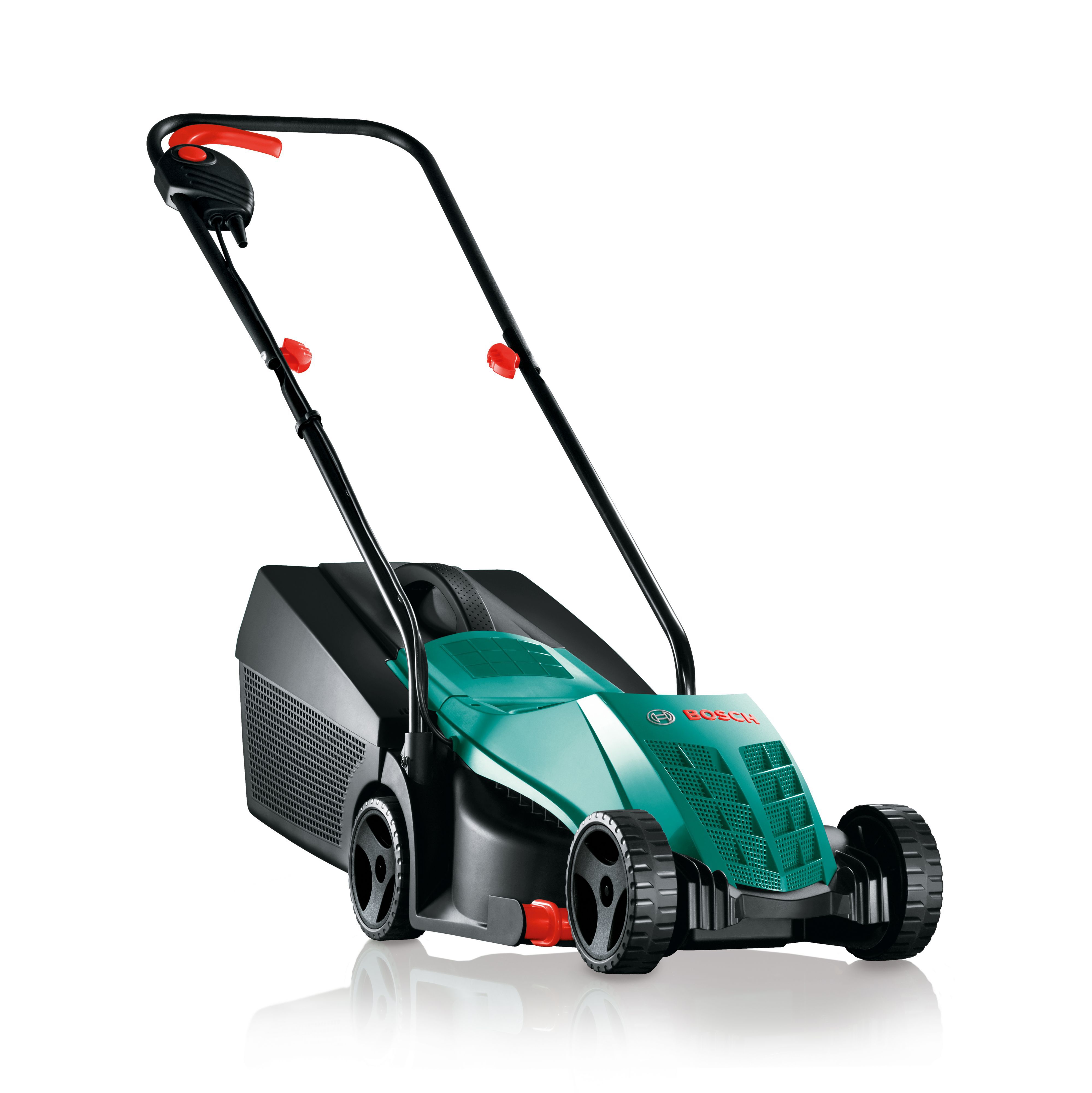 Bosch corded best sale lawn mower