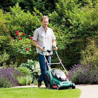 Bosch rotak 43 ergoflex best sale electric lawnmower