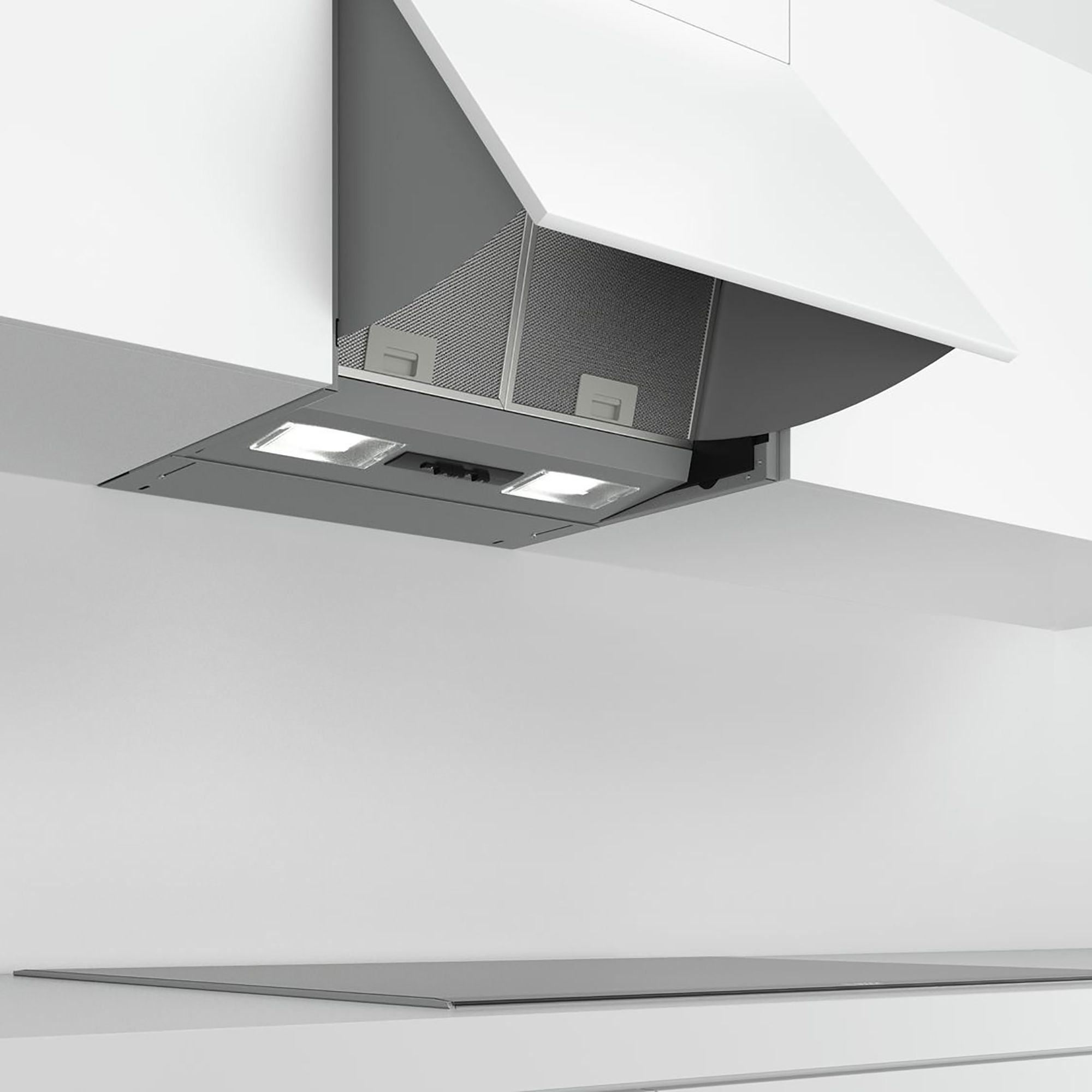 Bosch Series 2 DEM66AC00B Integrated Cooker hood (W)60cm - Stainless steel effect
