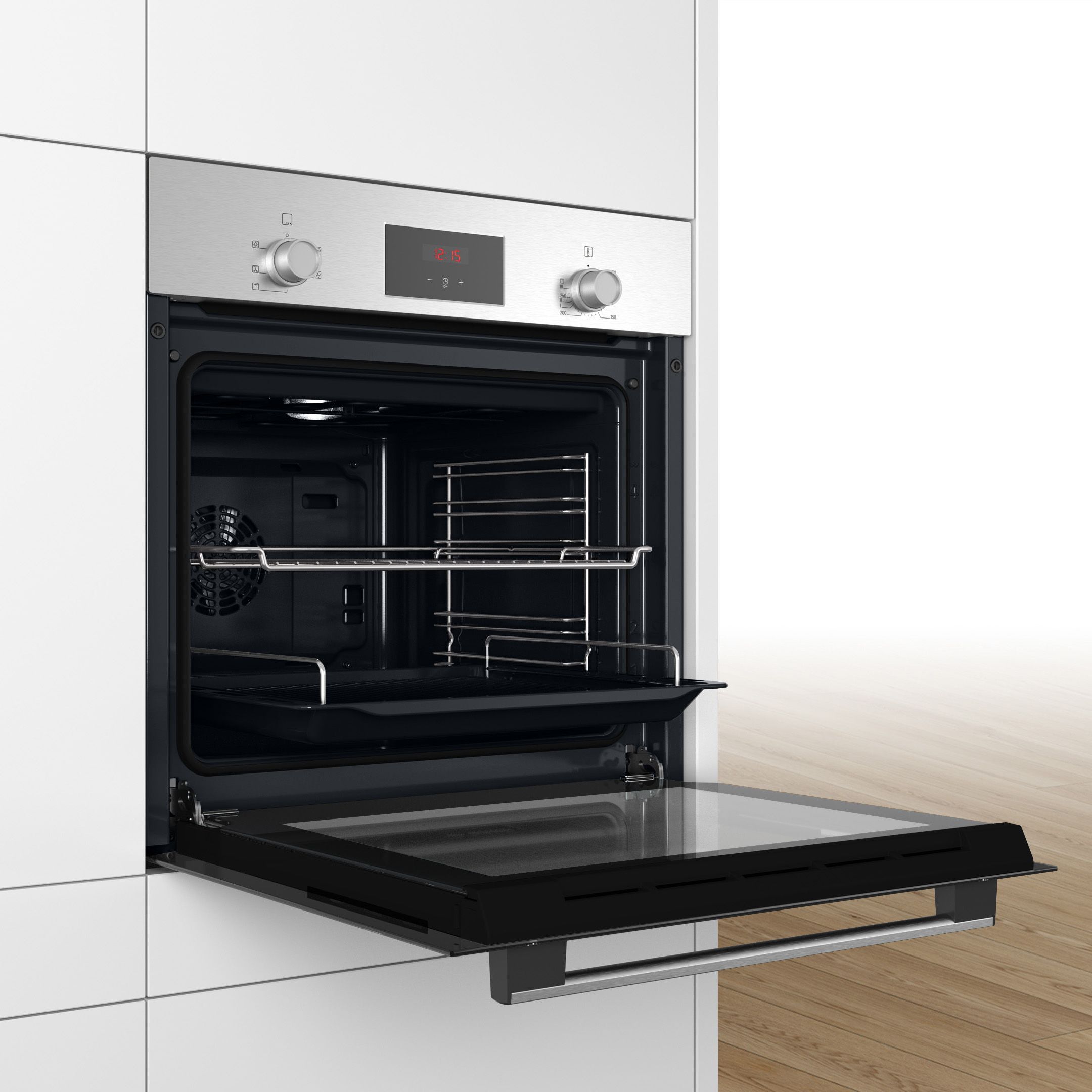 Bosch Series 2 HHF113BR0B Built-in Single Multi-function Electric Oven - Stainless steel