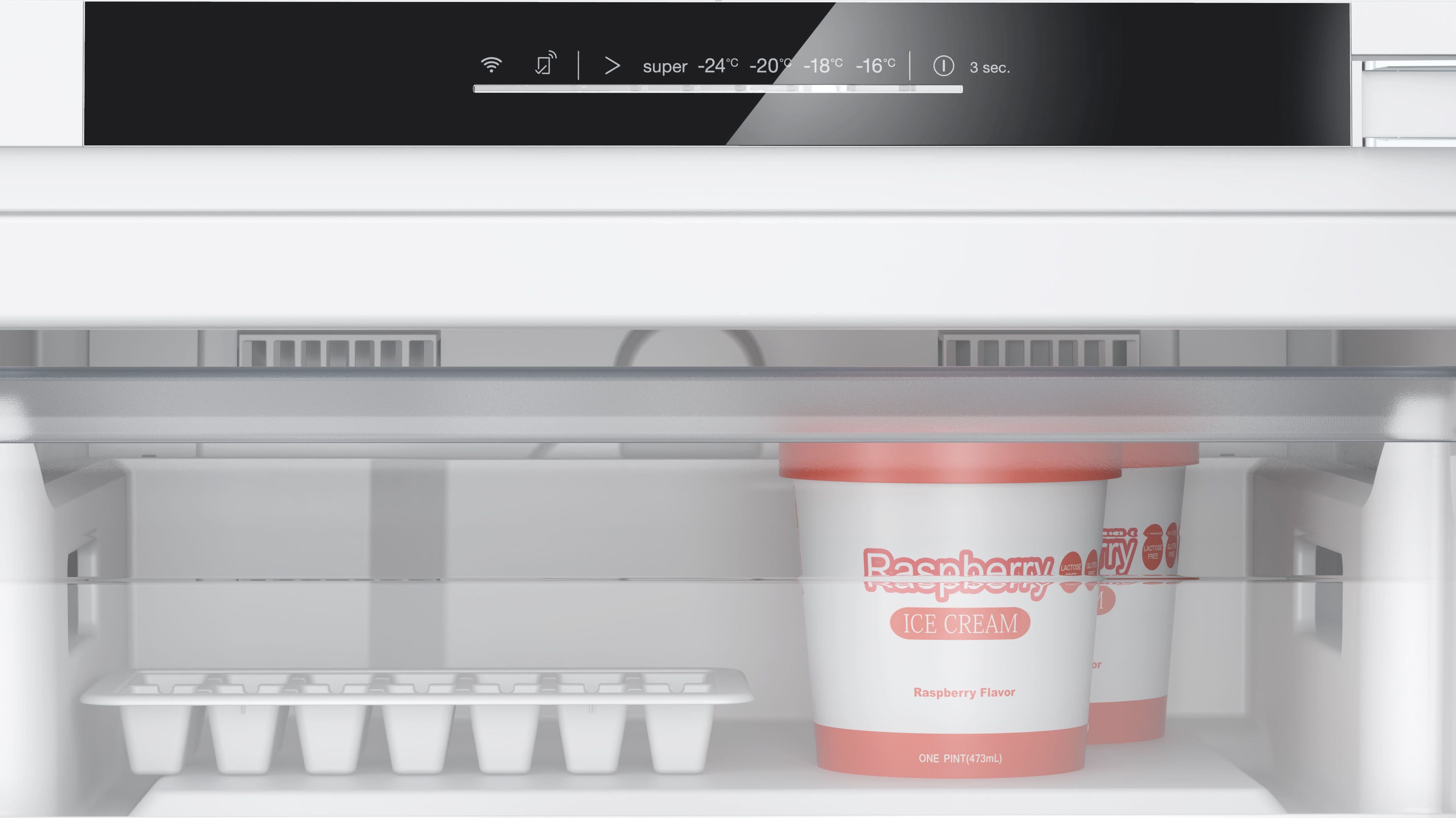 Bosch Series 4 GUN21VFE0G Integrated Frost free Freezer - White