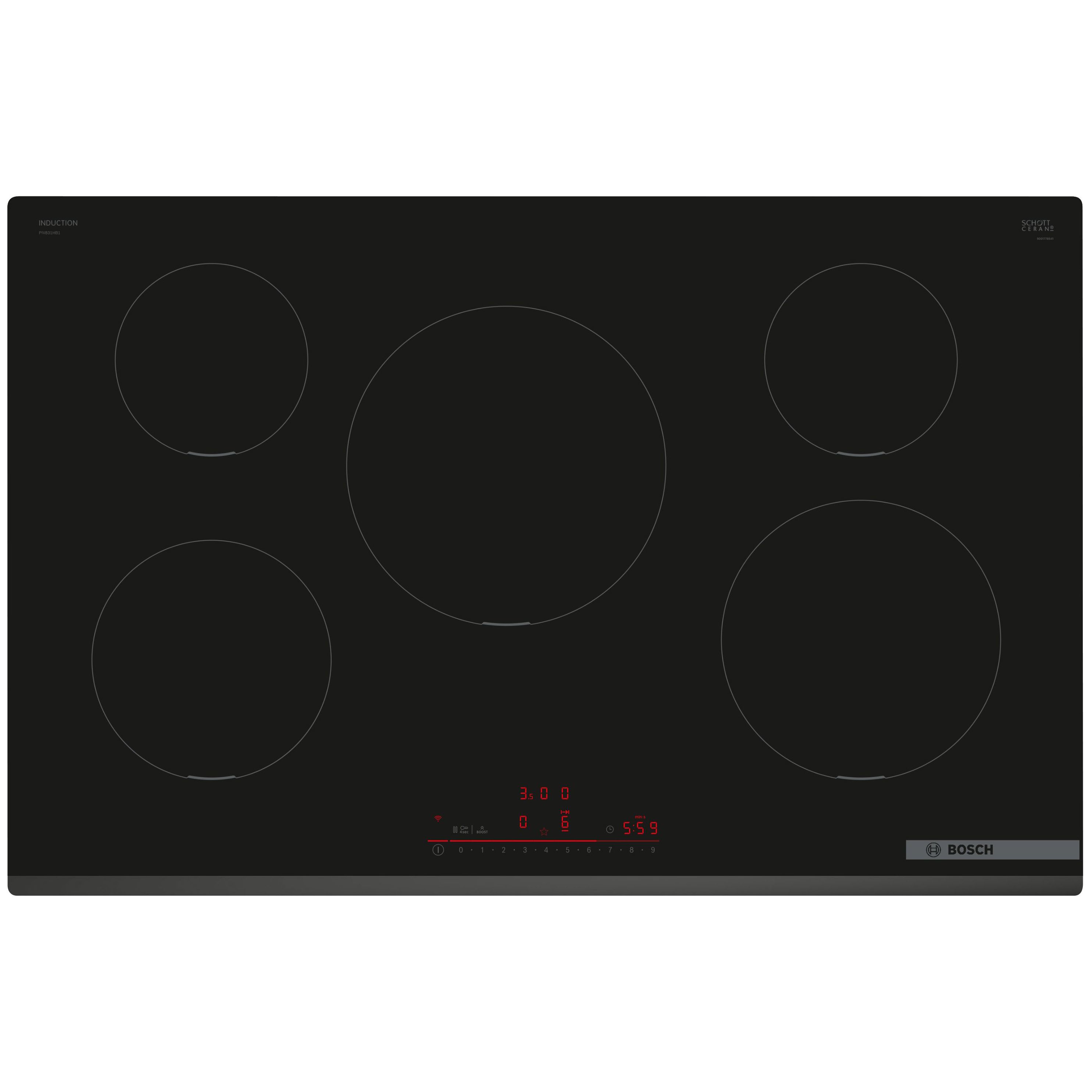 Bosch Series 6 PIV831HB1E 80.2cm Induction Ceramic hob - Black