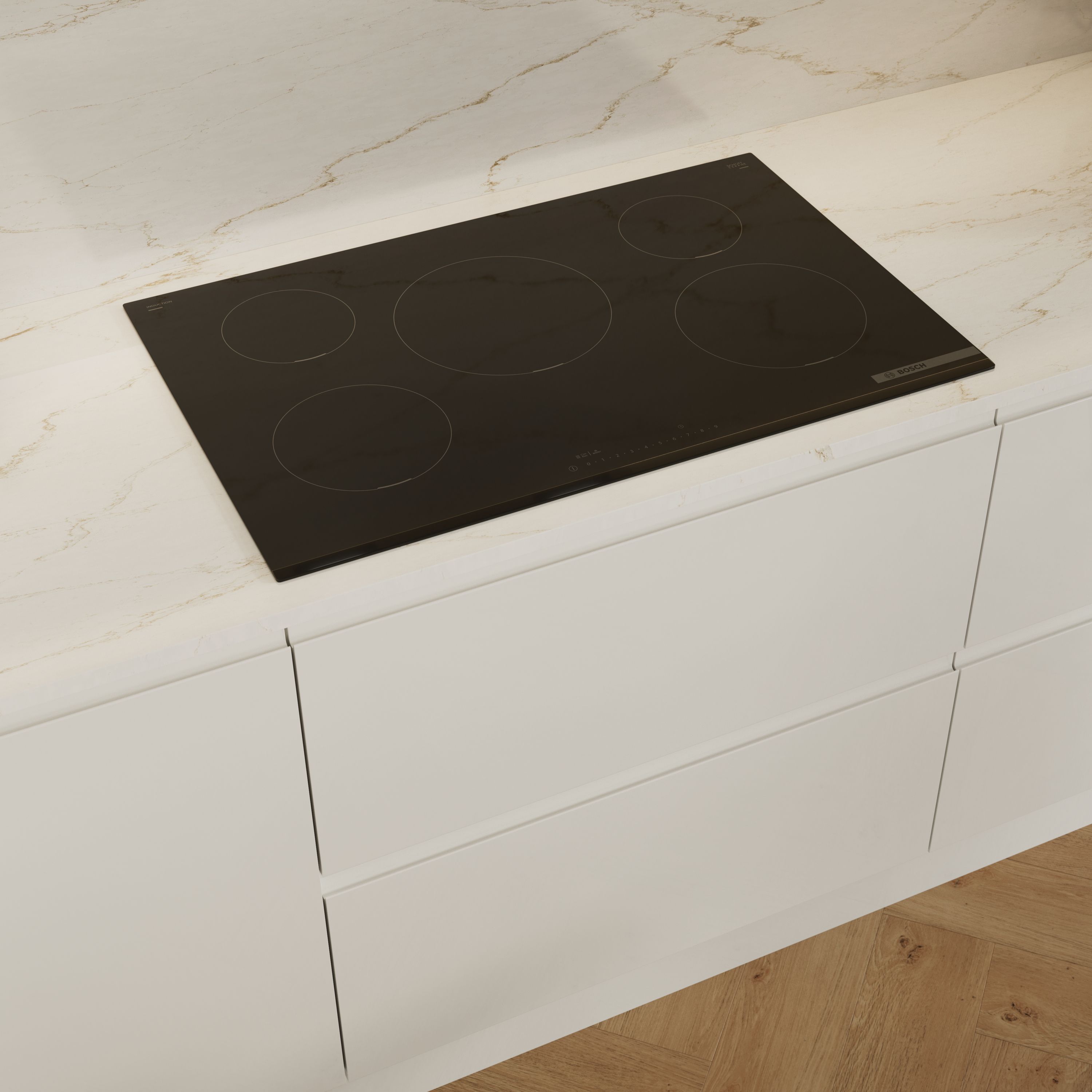 Bosch Series 6 PIV831HB1E 80cm Induction Hob - Black