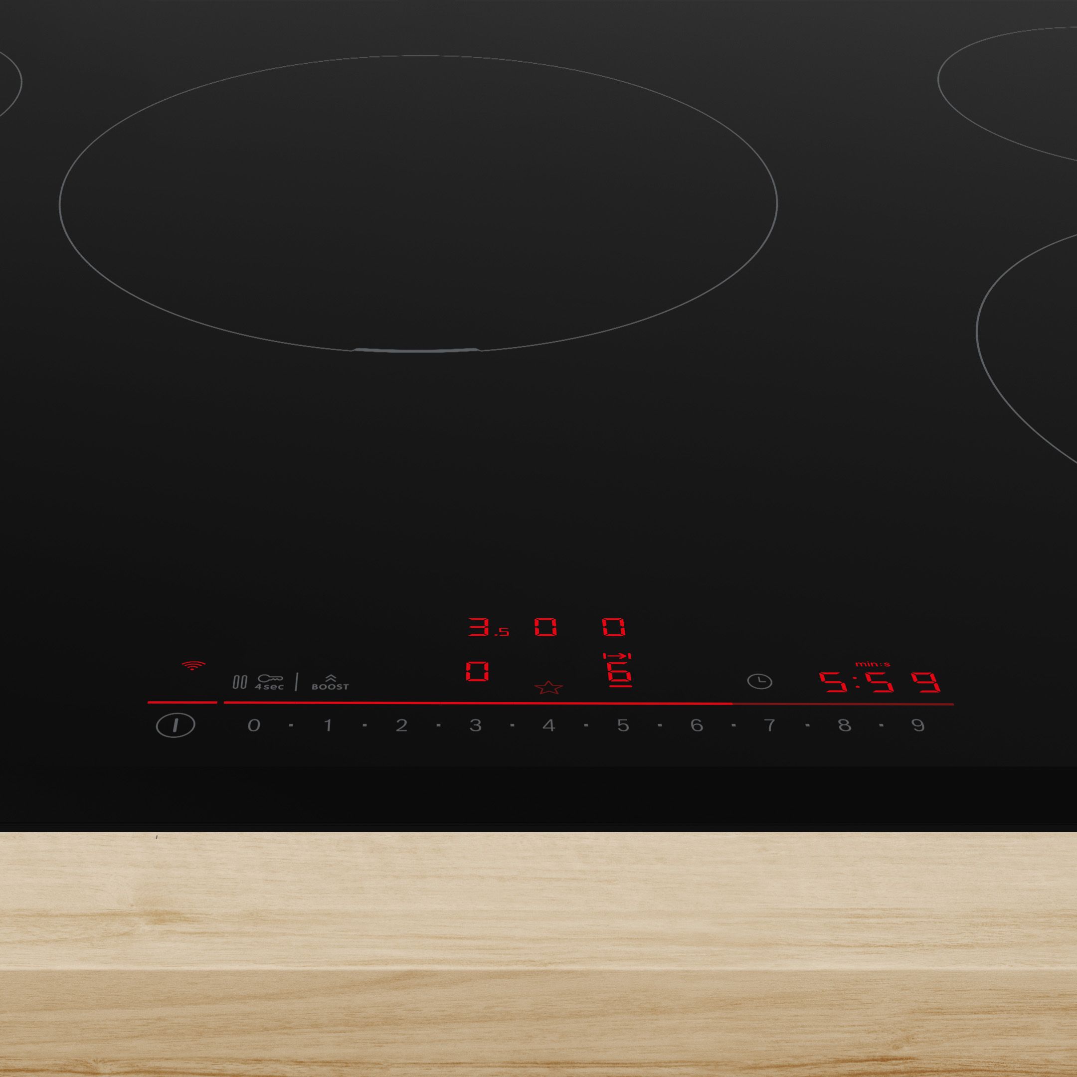 Bosch Series 6 PIV831HB1E 80cm Induction Hob - Black