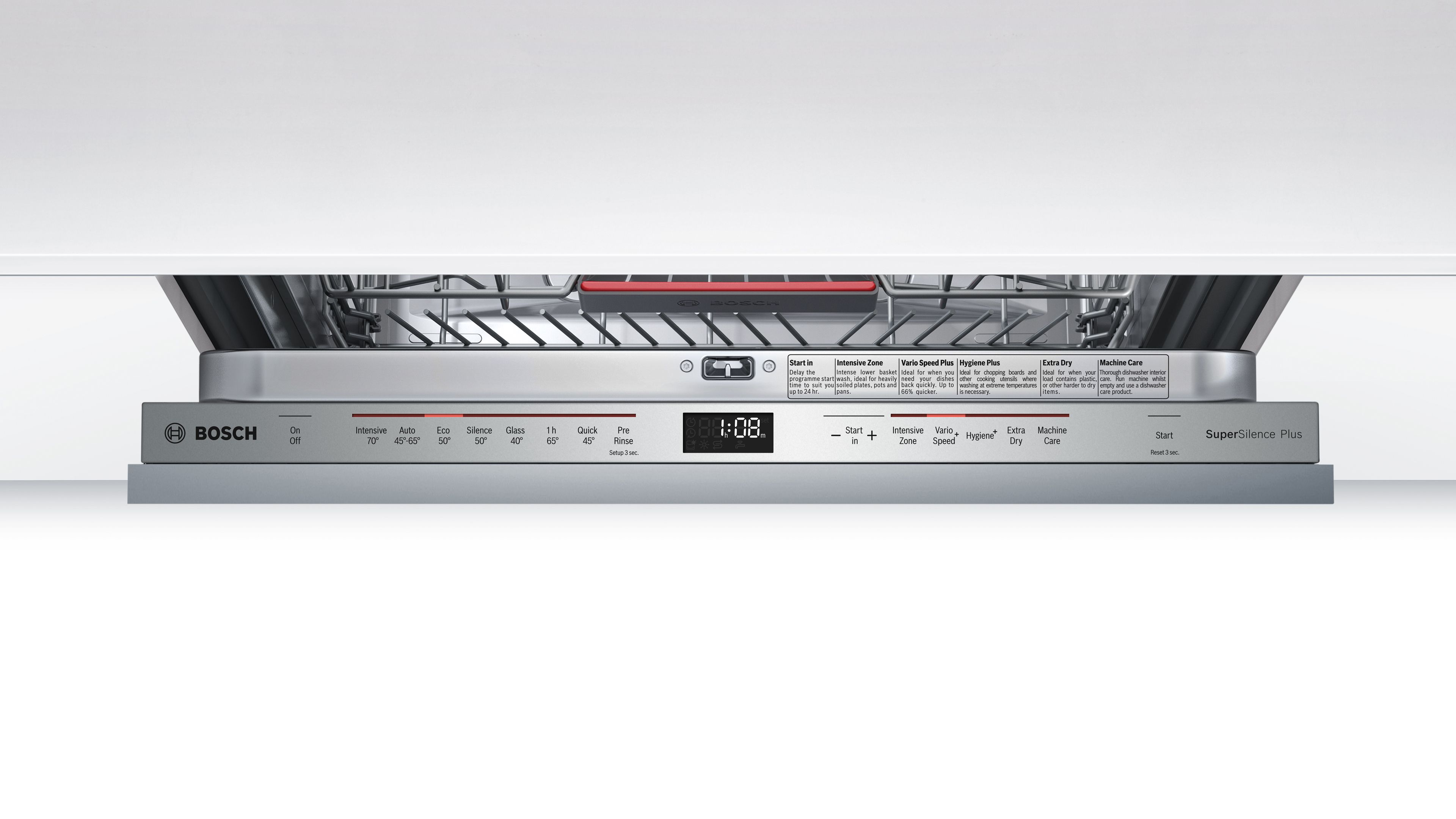 Bosch SMV68MD01G Integrated Full size Dishwasher