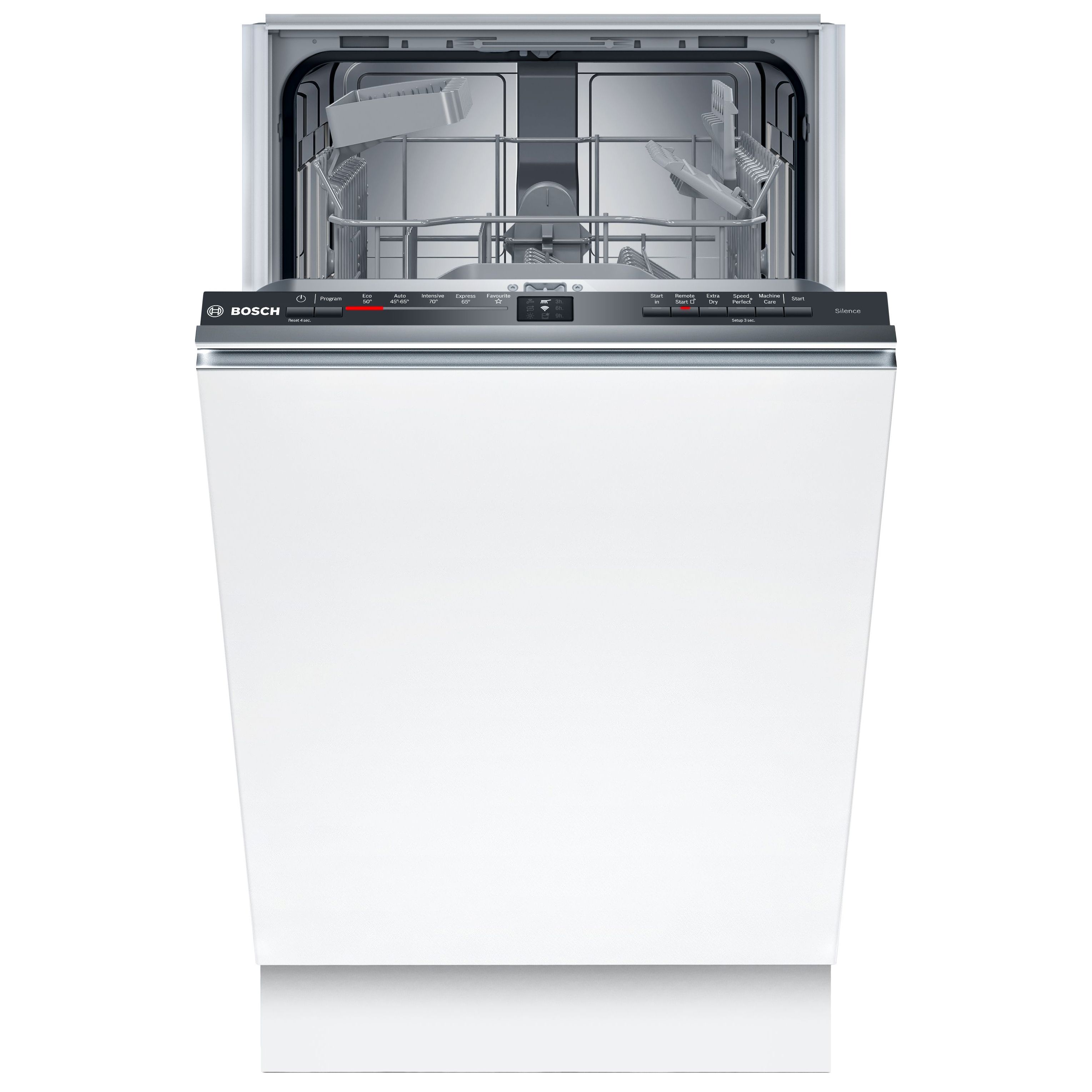 Bosch SPV2HKX42G Integrated Slimline Dishwasher - White