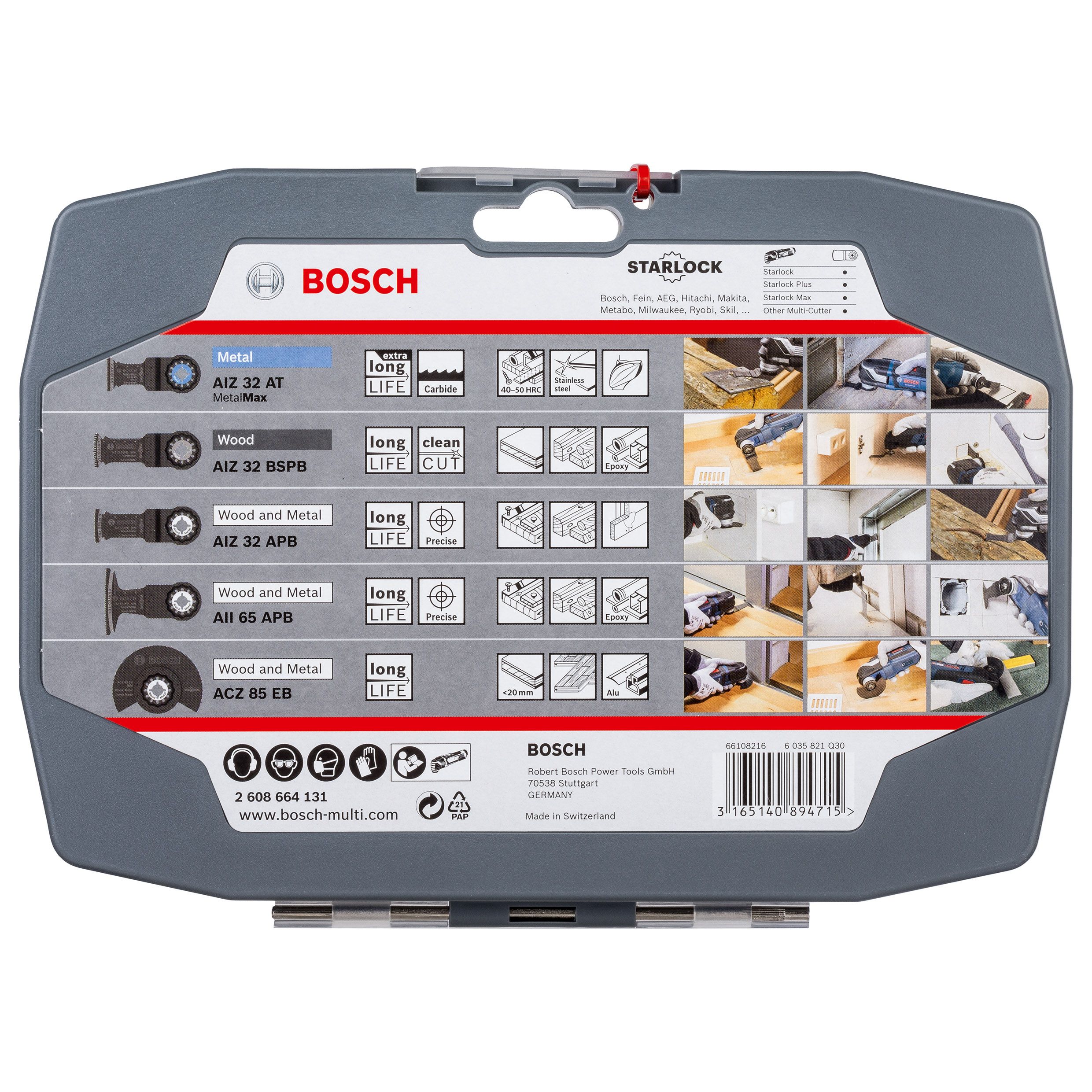 Bosch Starlock Multi-tool kit (5 piece)