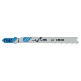 Bosch T-shank Jigsaw blade T118A (L)92mm, Pack of 3