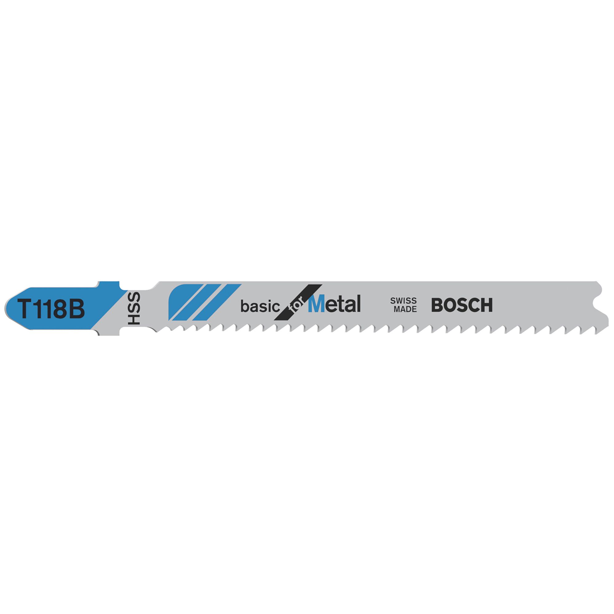 Bosch T-shank Jigsaw blade T118B (L)67mm, Pack of 5