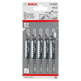 Bosch T-shank Jigsaw blade T144D (L)100mm, Pack of 5