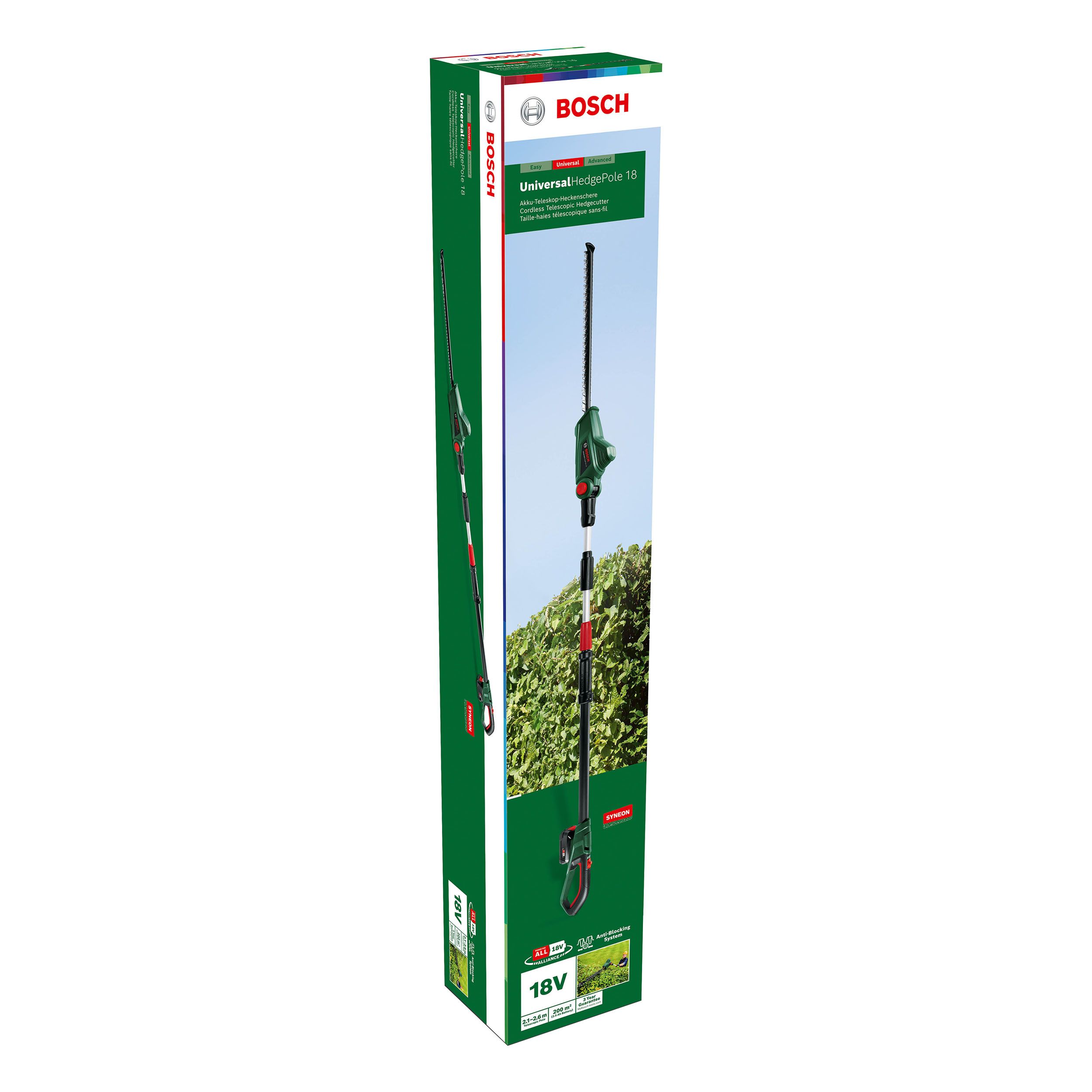 Bosch Universal 18V Cordless 430mm Pole hedge trimmer (Bare Tool)