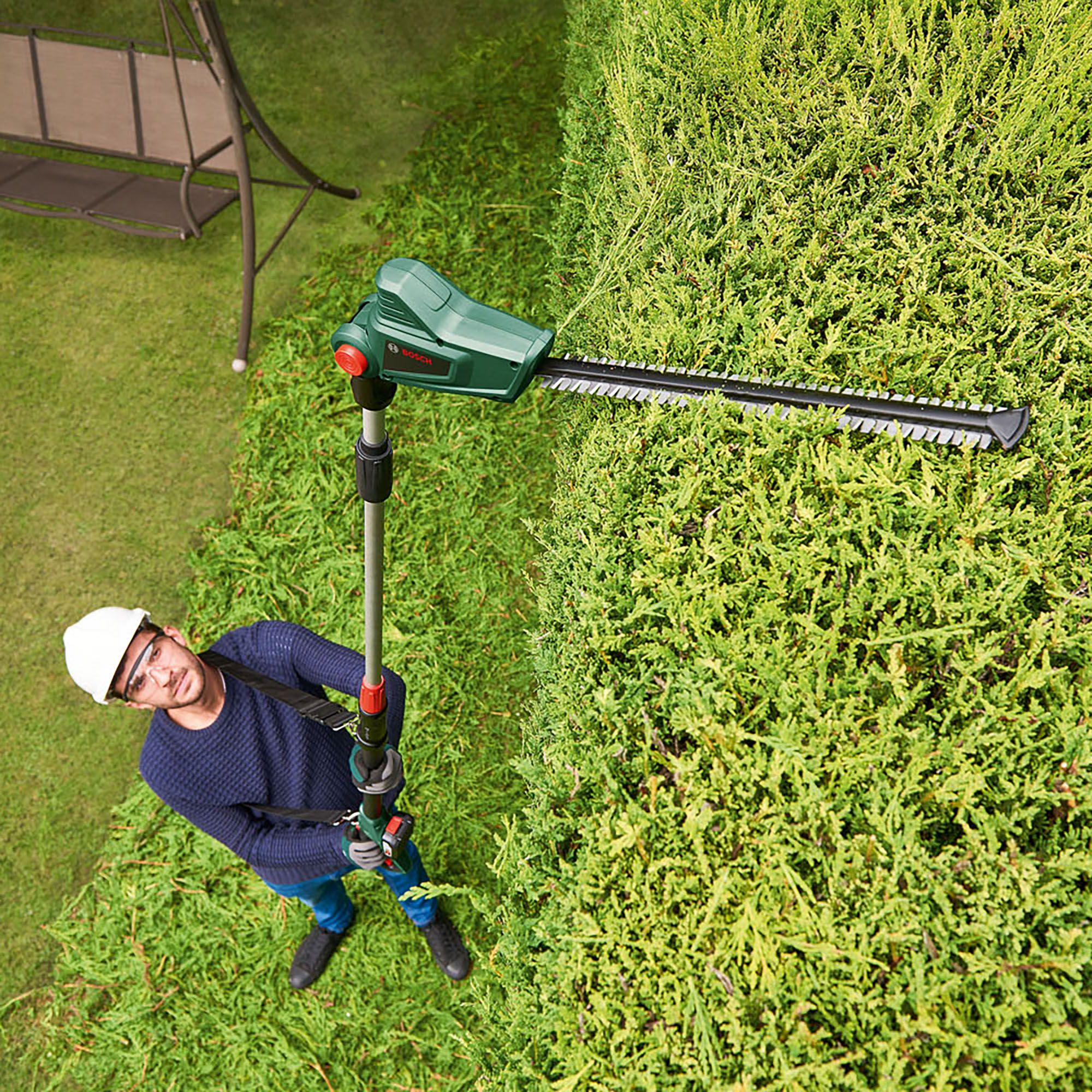 Bosch Universal 18V Cordless 430mm Pole hedge trimmer (Bare Tool)