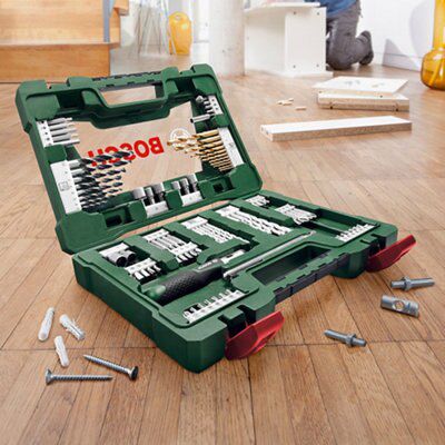 Bosch V Line 91 piece Drill screwdriver bit DIY at B Q