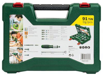 Bosch 91 piece discount drill bit set