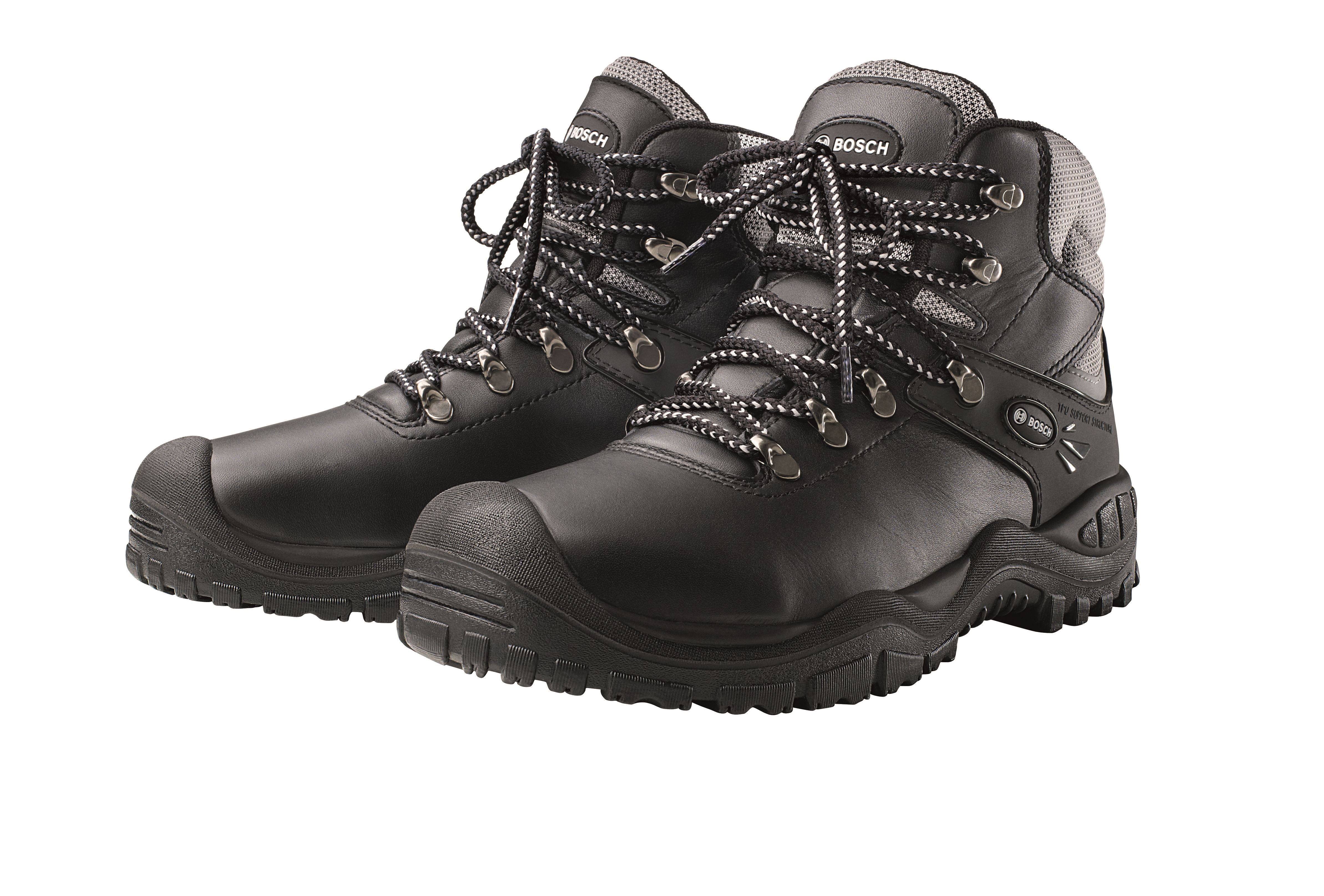 Bosch WGB S3 Professional Grey black Safety boots Size 8 DIY