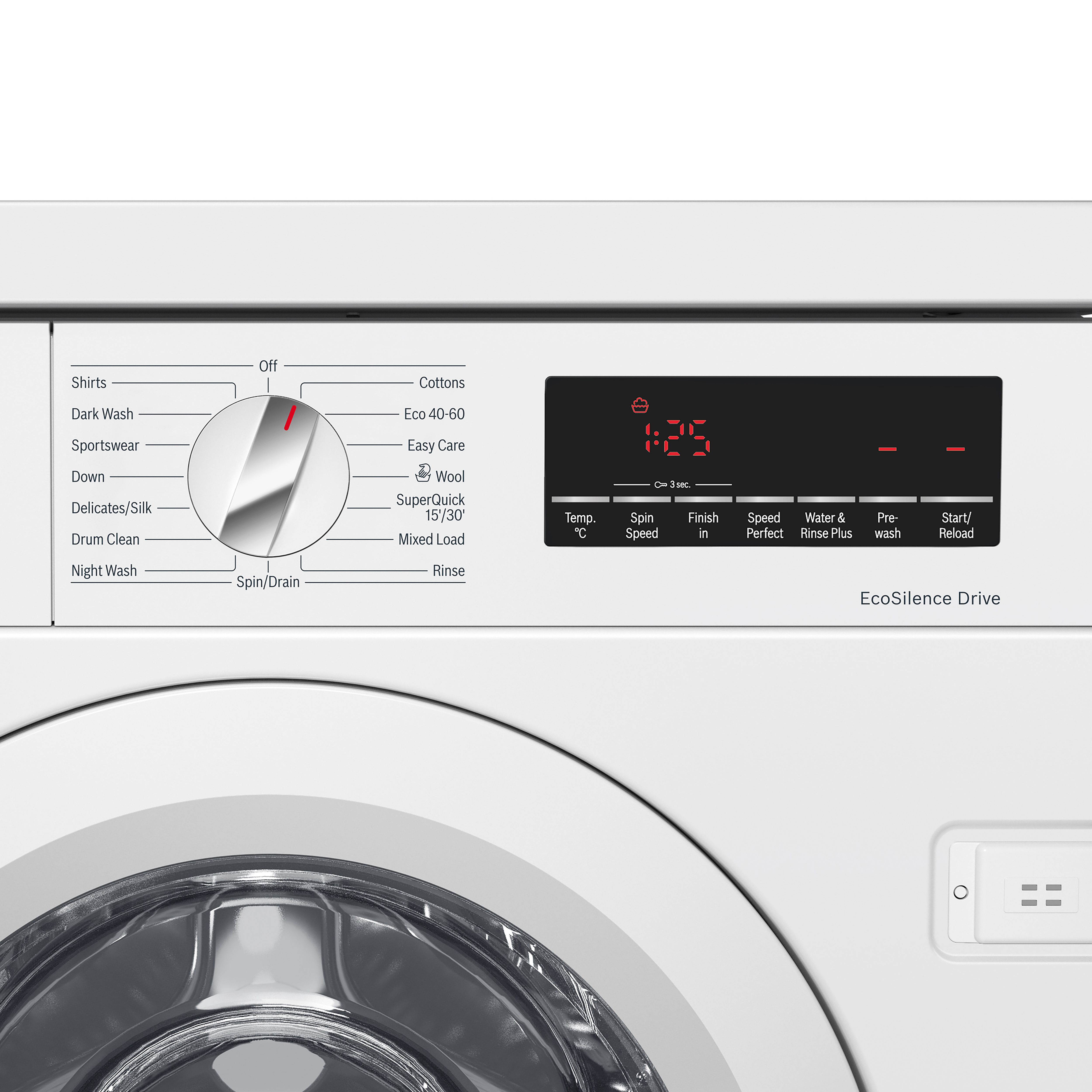 Bosch wiw28501gb deals integrated washing machine