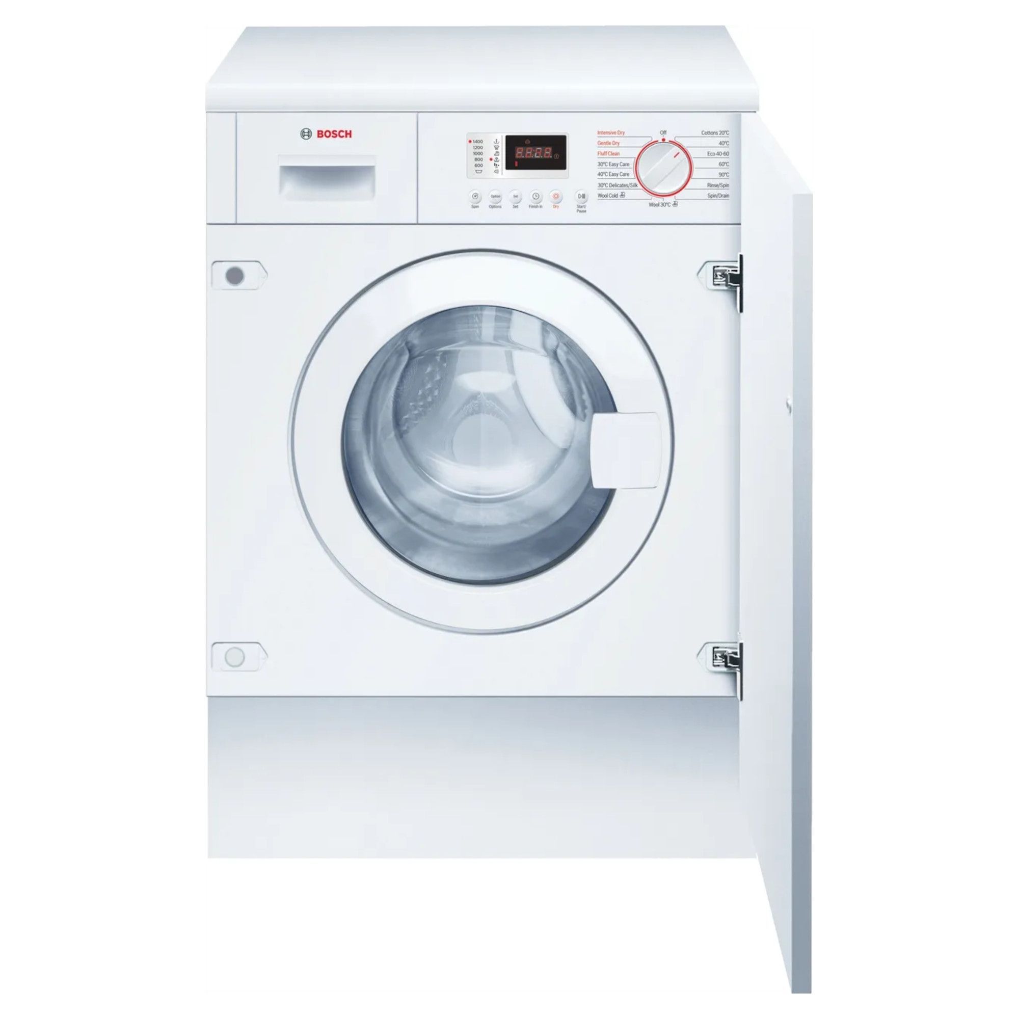 Bosch WKD28352GB White Builtin Condenser Washer dryer, 7kg/4kg DIY