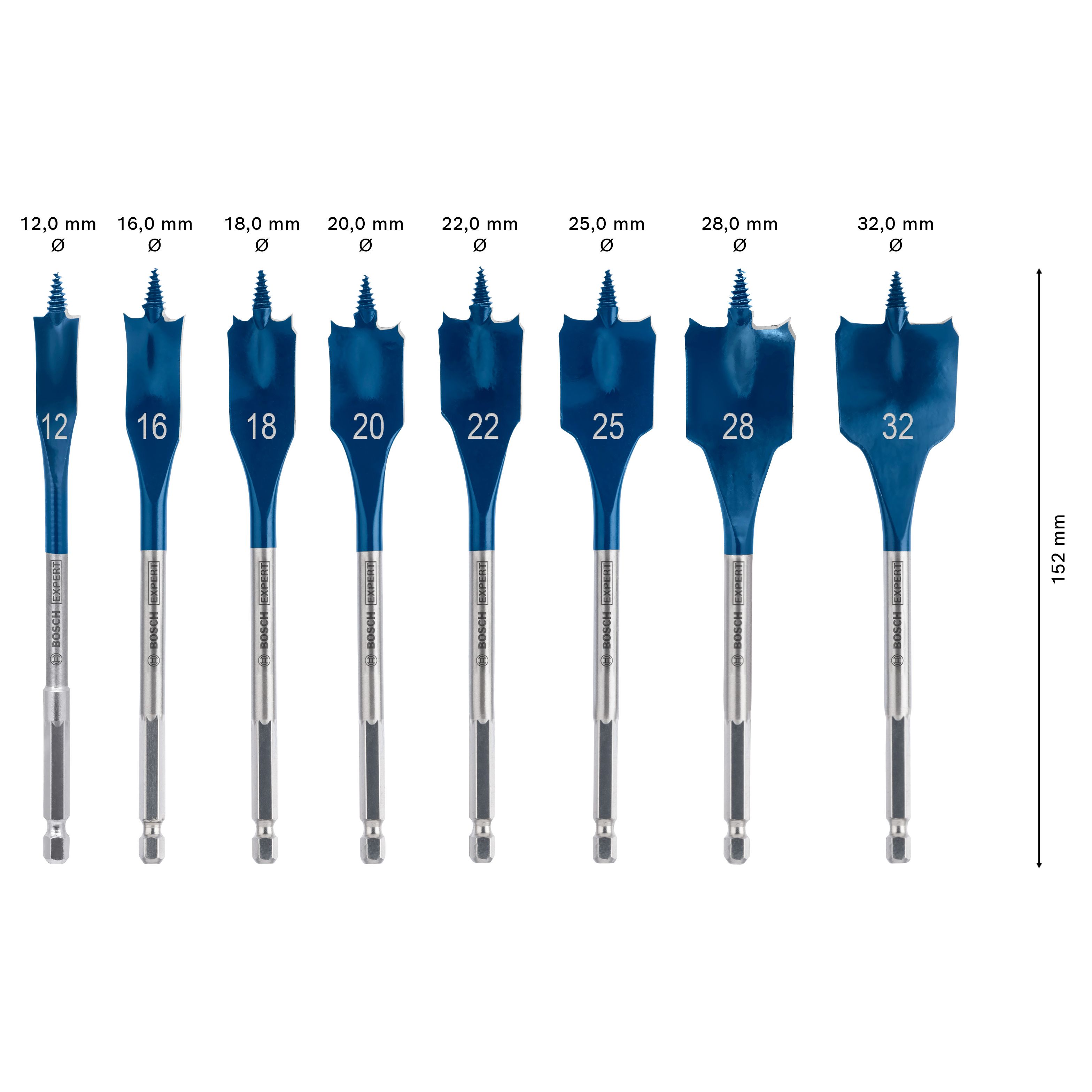 Bosch wood drill bit shop set