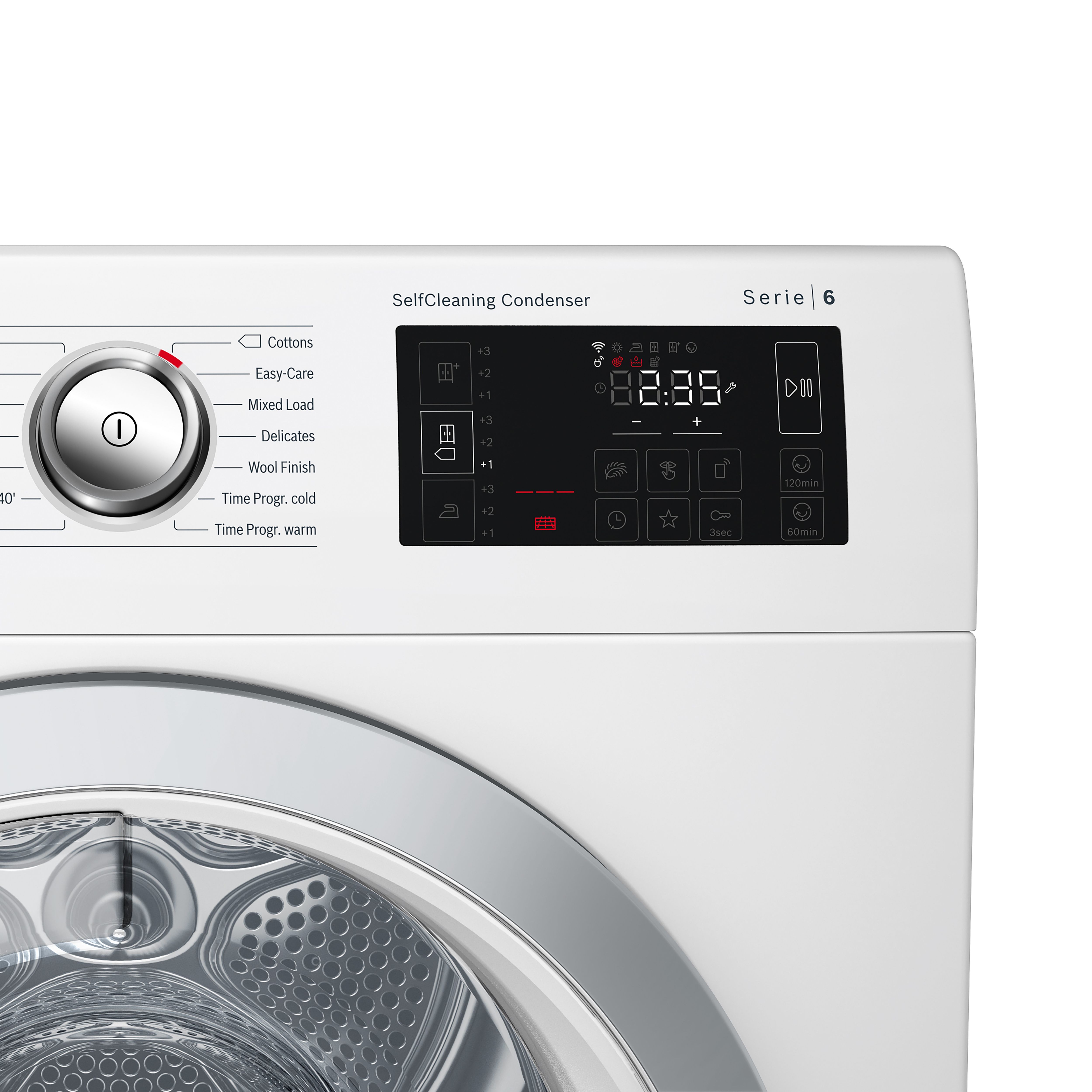 Bosch WTWH7660GB 9kg Freestanding Heat pump Tumble dryer - White