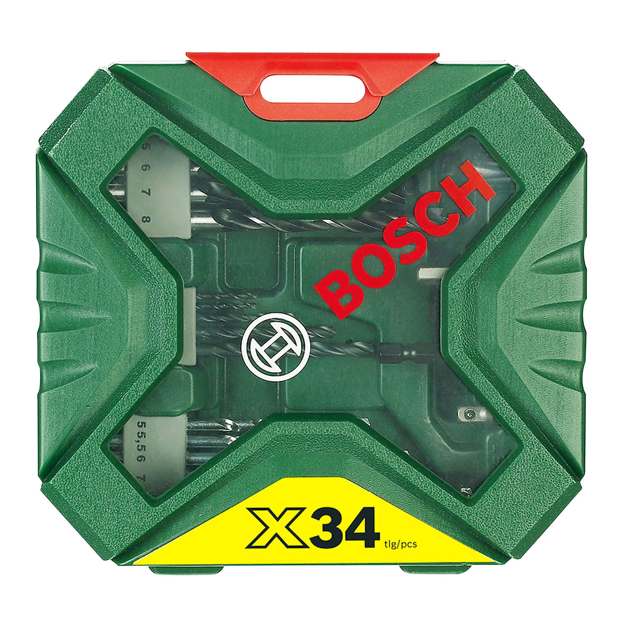 Bosch X-Line 34 piece HSS Drill bit set
