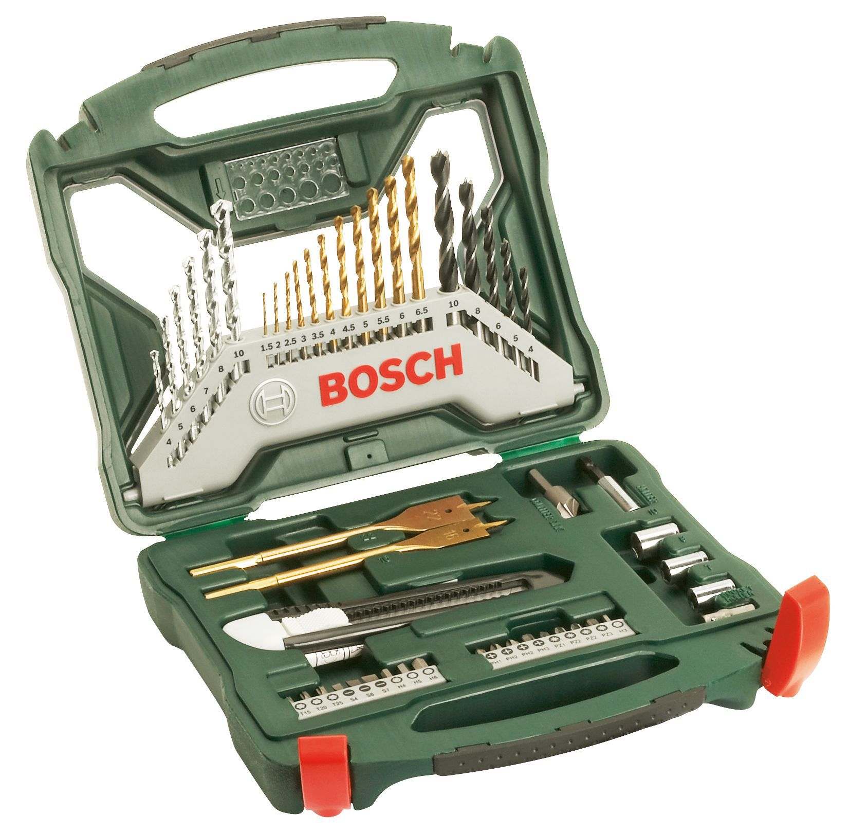 Bosch X-Line 50 piece Drill bit | DIY at B&Q