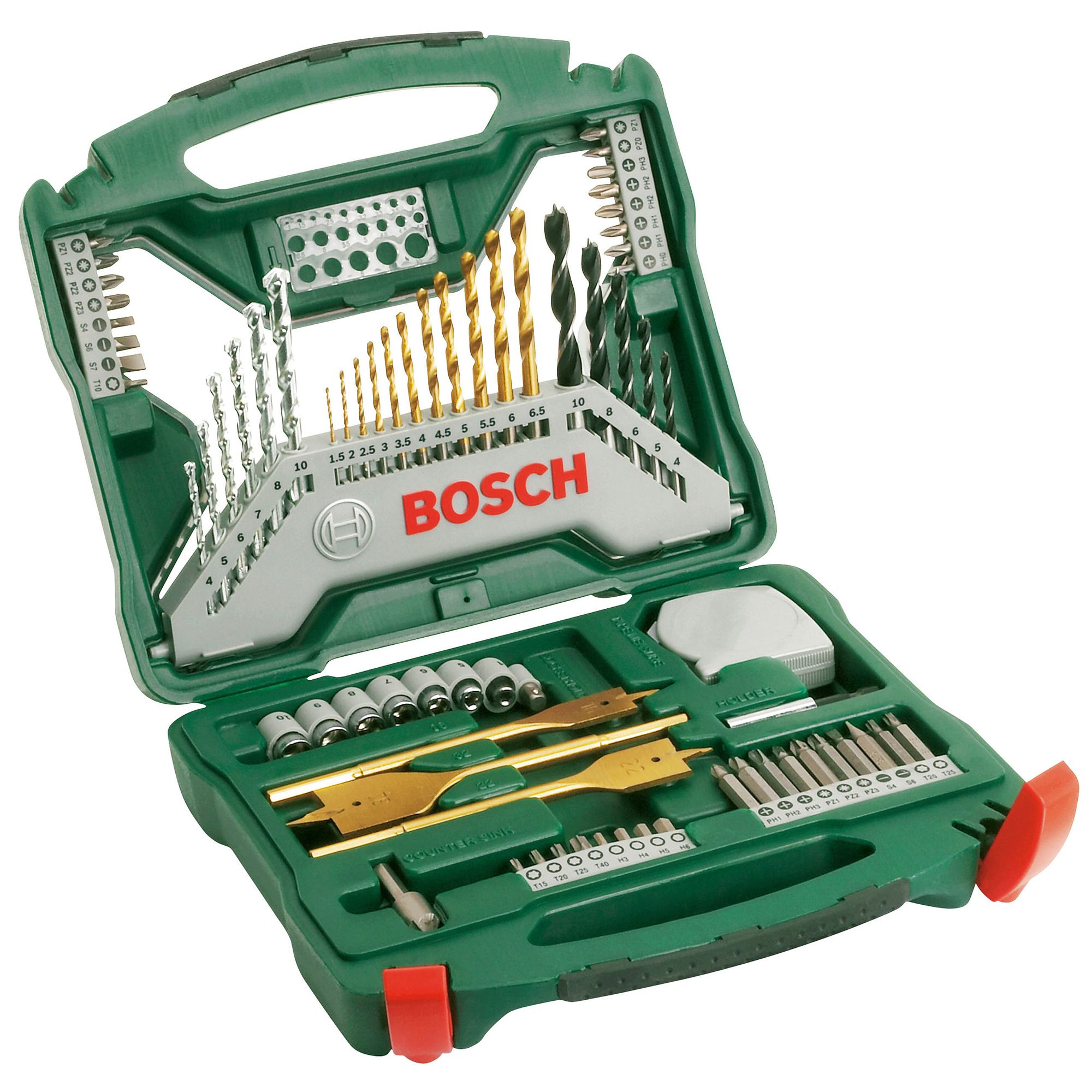 Bosch X Line 70 piece Multi purpose Drill bit set 2607019329