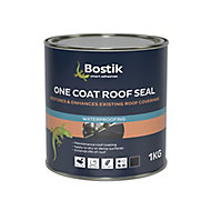 Bostik 1kg Black Roofing waterproofer Tin