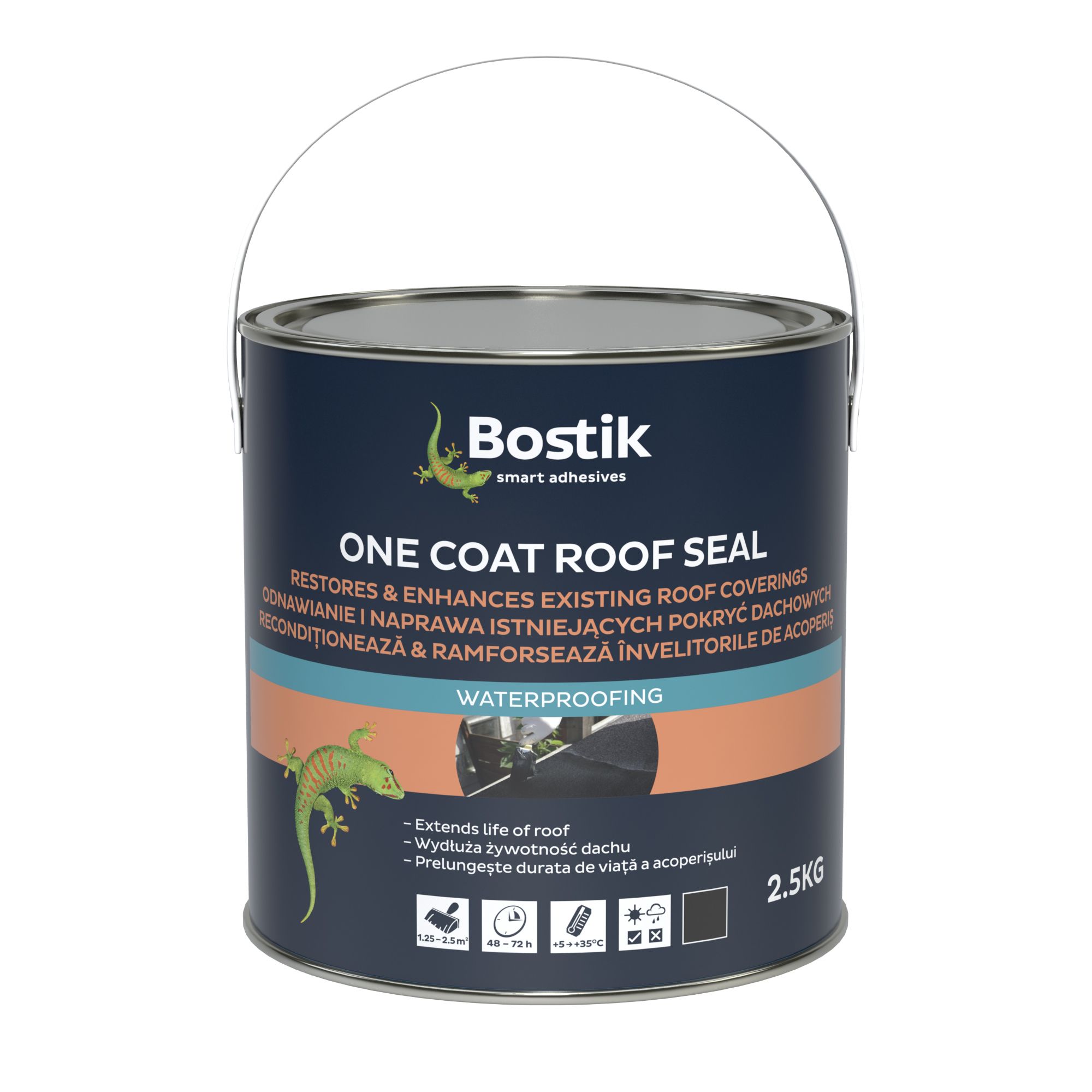 Bostik Black Roof & gutter Sealant, 2.5L