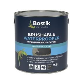 Bostik Black Roofing waterproofer, 2.5L Can 2.89kg