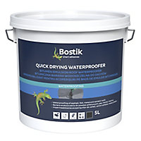 Bostik Black Roofing waterproofer, 5L Tub