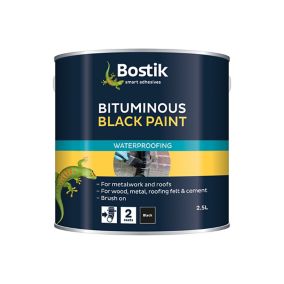 Bostik Black Waterproofer, 2.5L Can 2.55kg