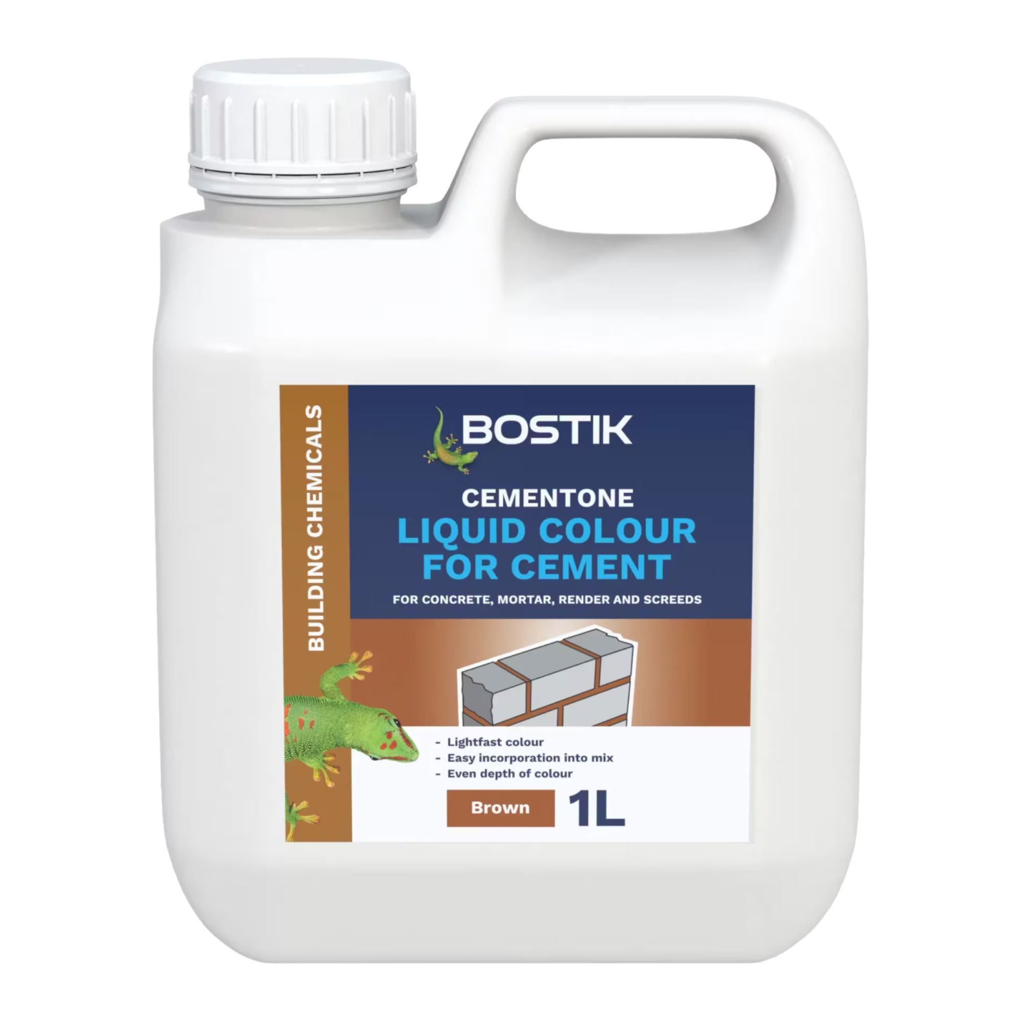 Bostik Brown Liquid colour, 1L Jerry can