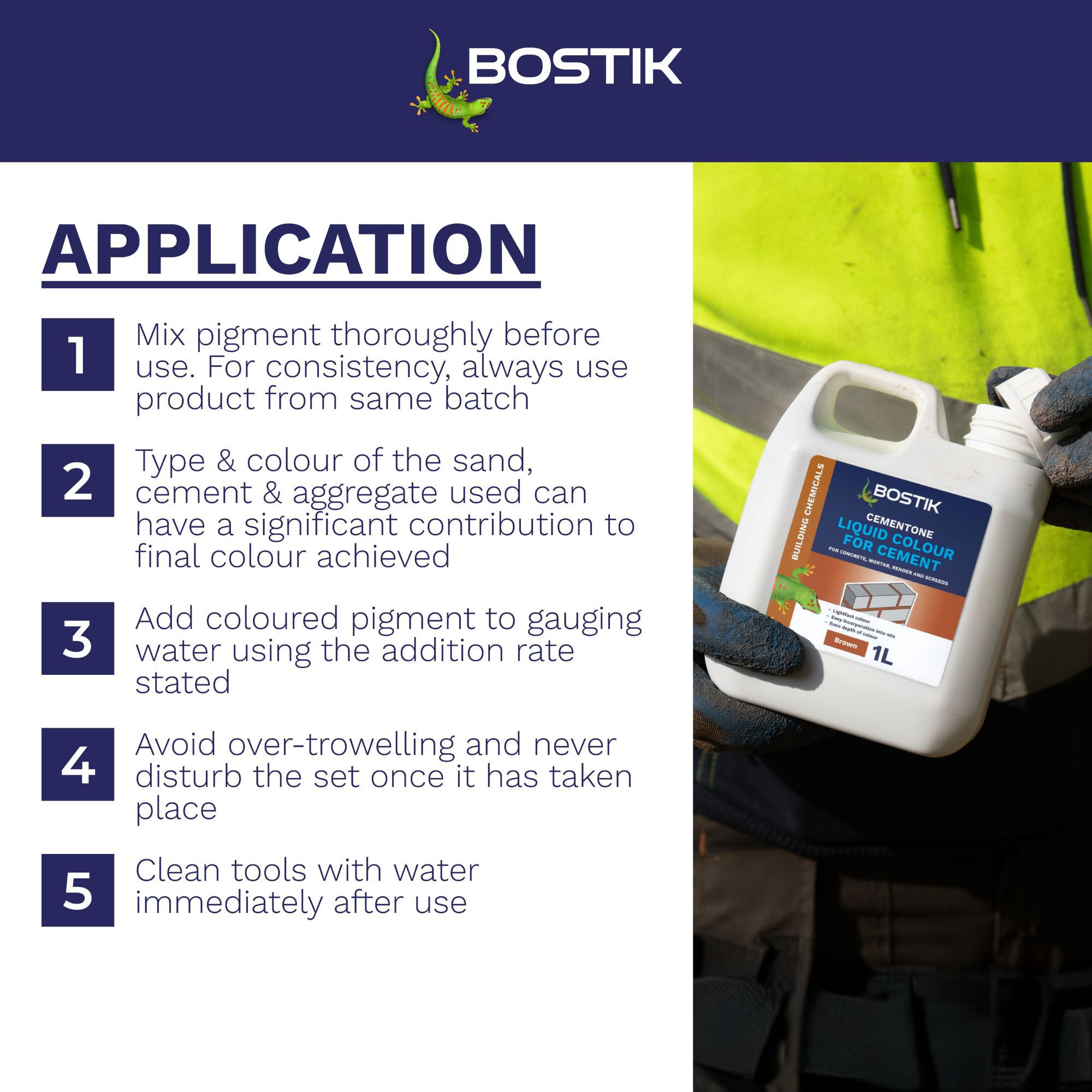 Bostik Brown Liquid colour, 1L Jerry can