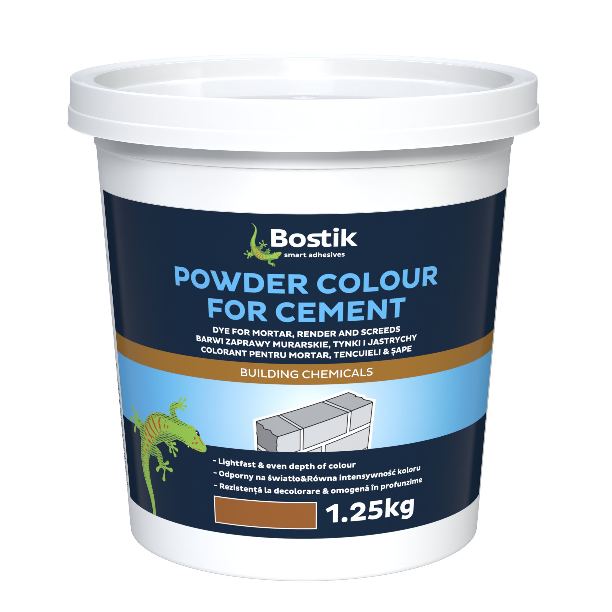 Bostik Brown, Powder colour Tub 1.25kg