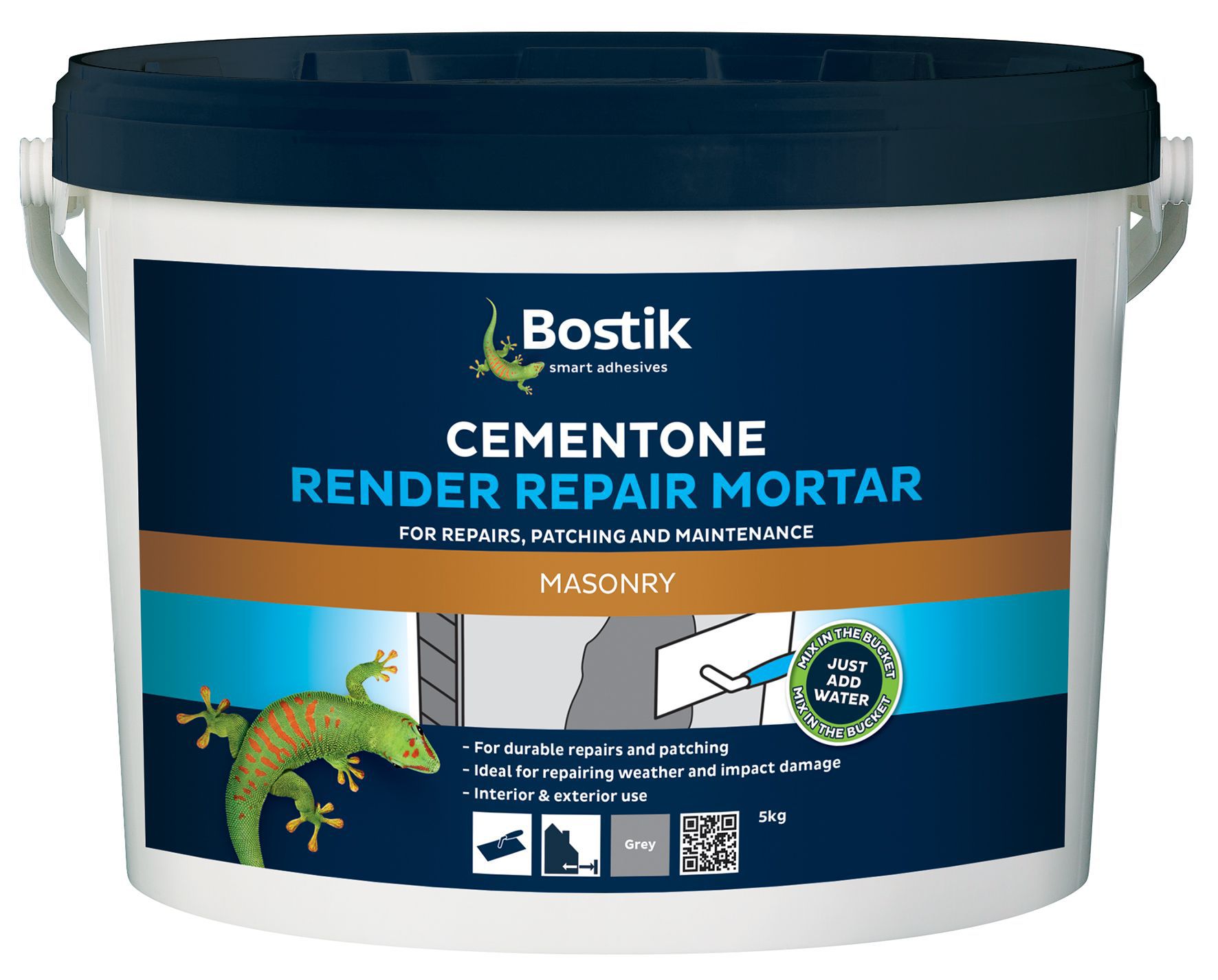Bostik Cementone Repair mortar, 5kg Tub