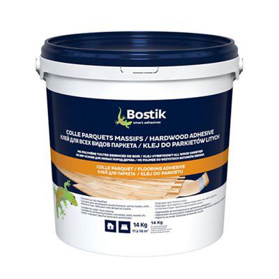 Bostik Flooring Glue Solvent Free Wood Parquet Flooring Adhesive 14kg Diy At B Q