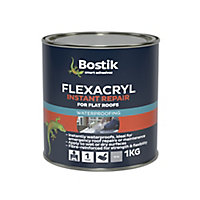 Bostik Grey Waterproof sealing compound Tin 1kg