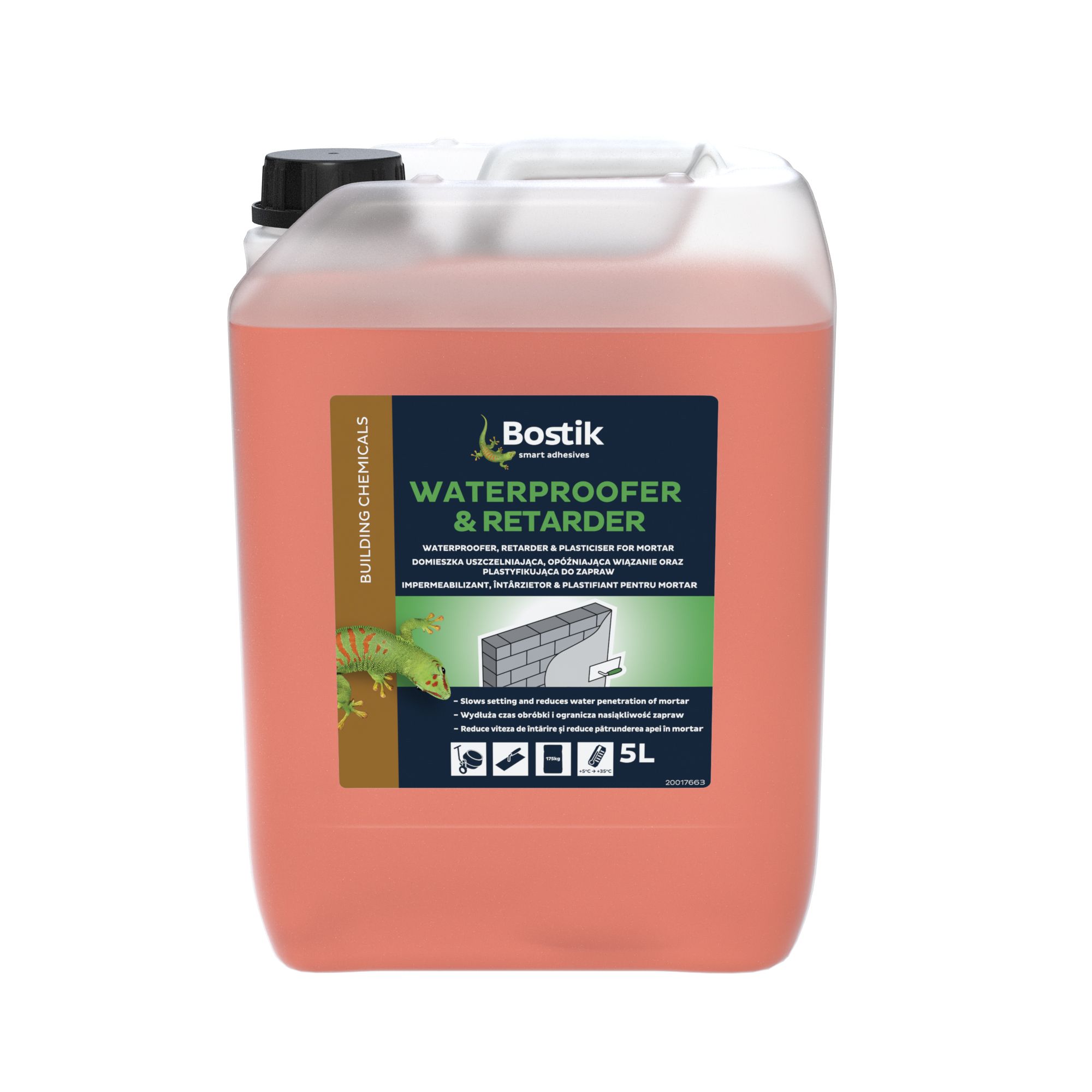 Bostik Orange Waterproofer & retarder, Jerry can