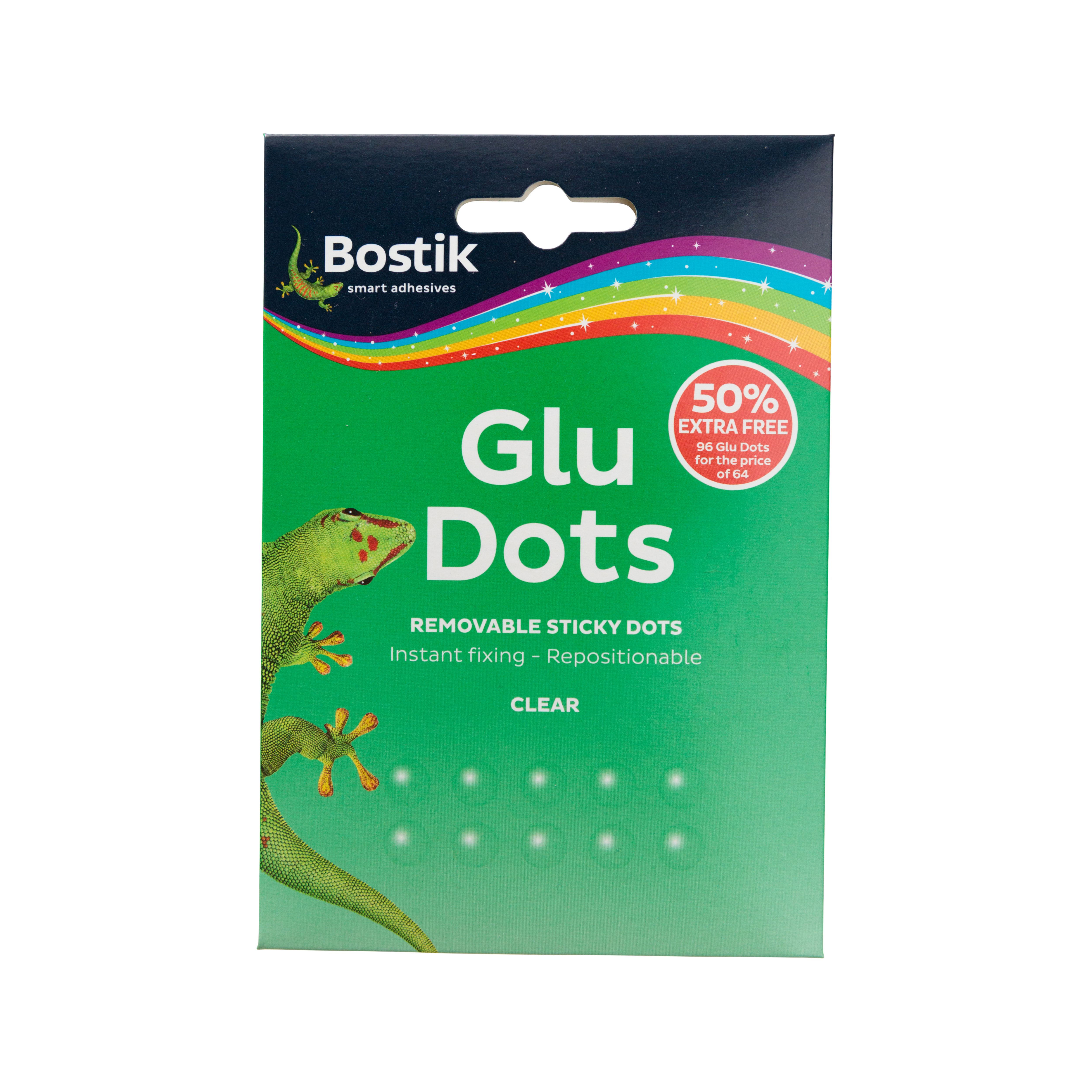 Glue Dots adhesive 1/2 inch Removable -3 packs With 36 dots each