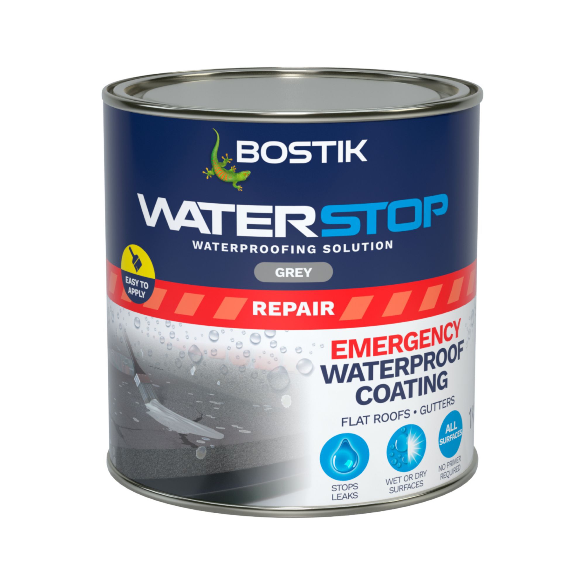 Bostik Waterstop Emergency Grey Waterproofer, Tin