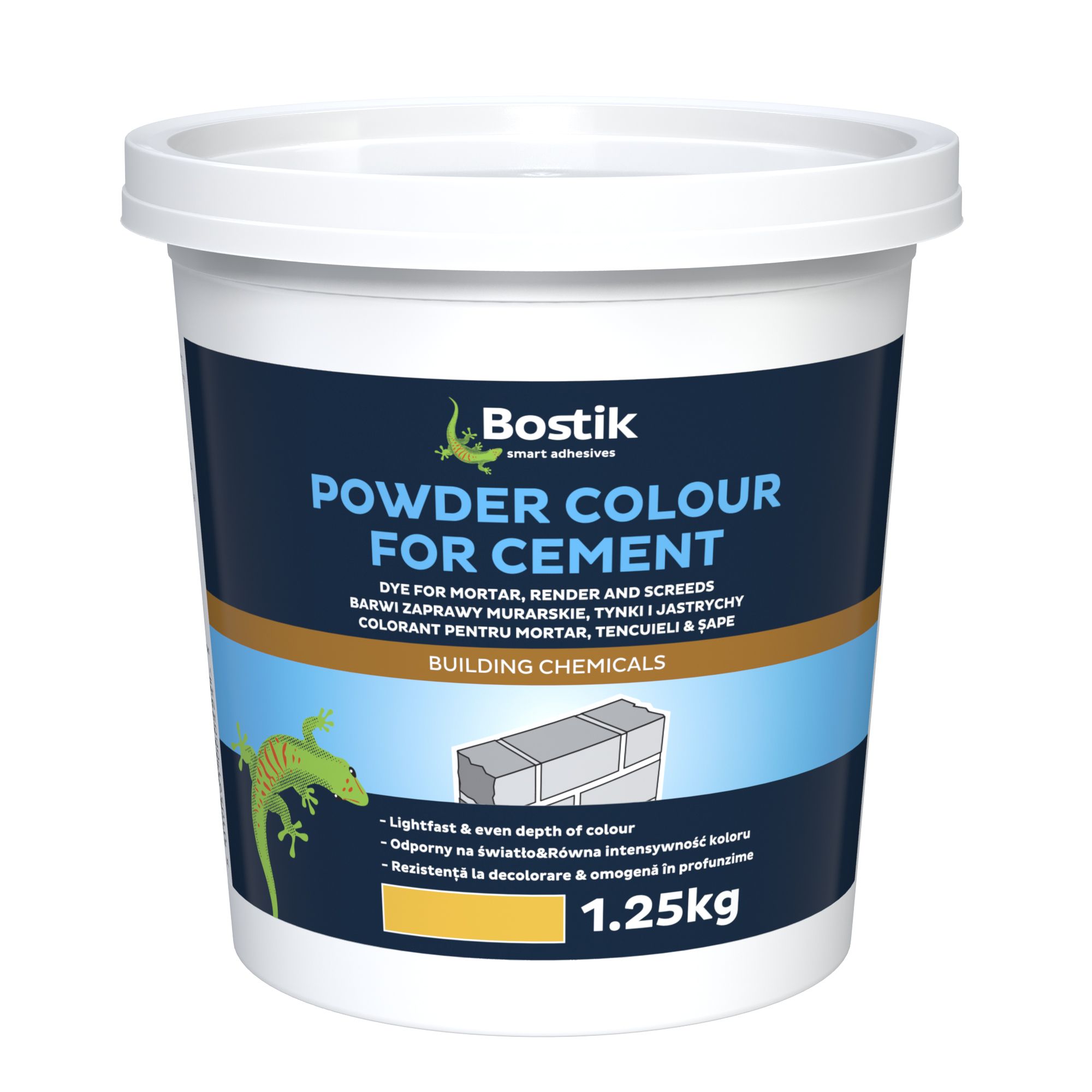 Bostik Yellow, Powder colour Tub 1.25kg