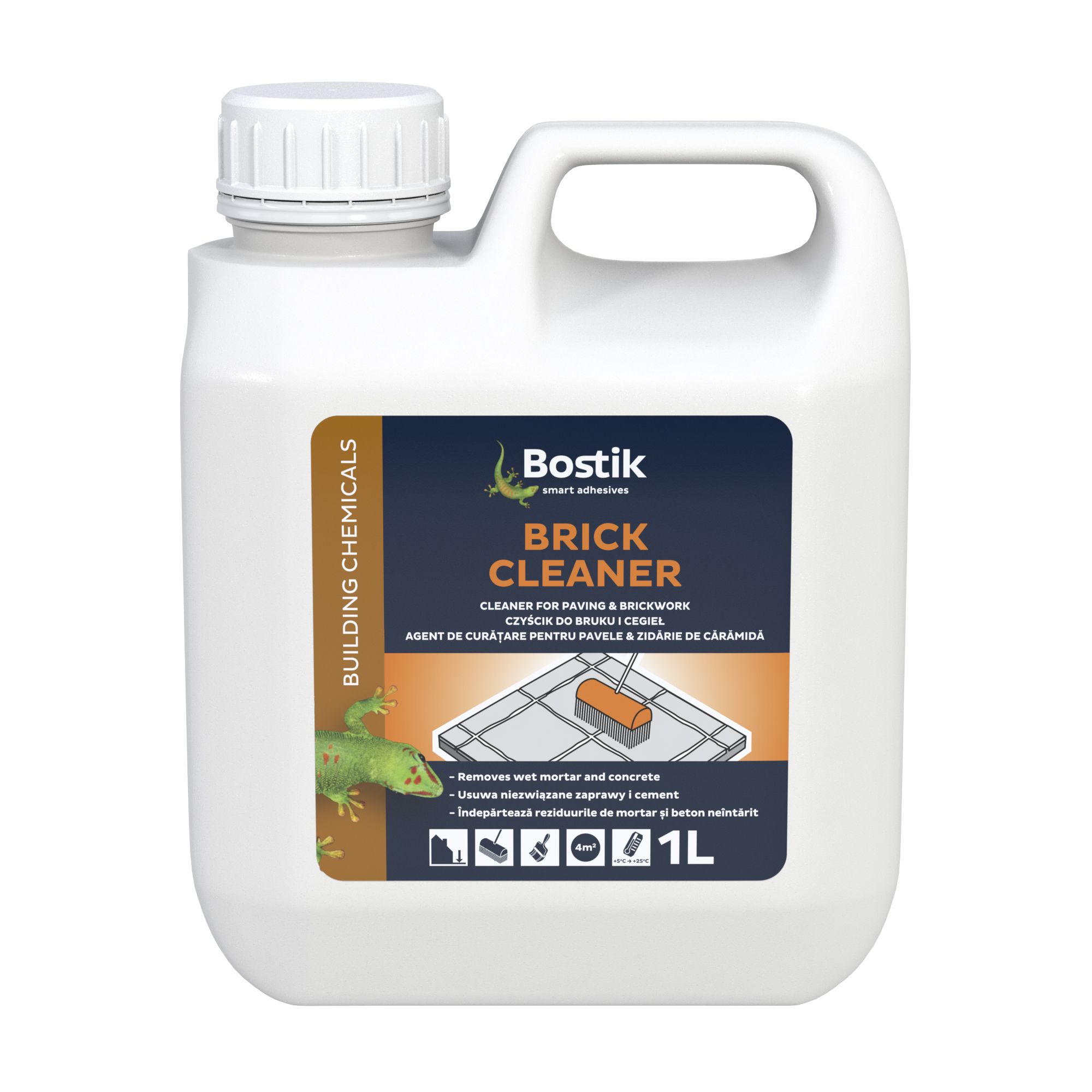 Bostik Yellow Specialist brick cleaner, 1L Jerry can