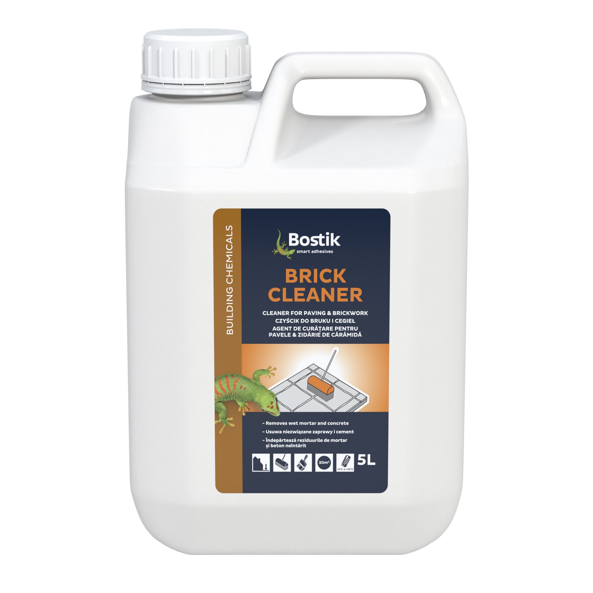 Bostik Yellow Specialist brick cleaner, 5L Jerry can